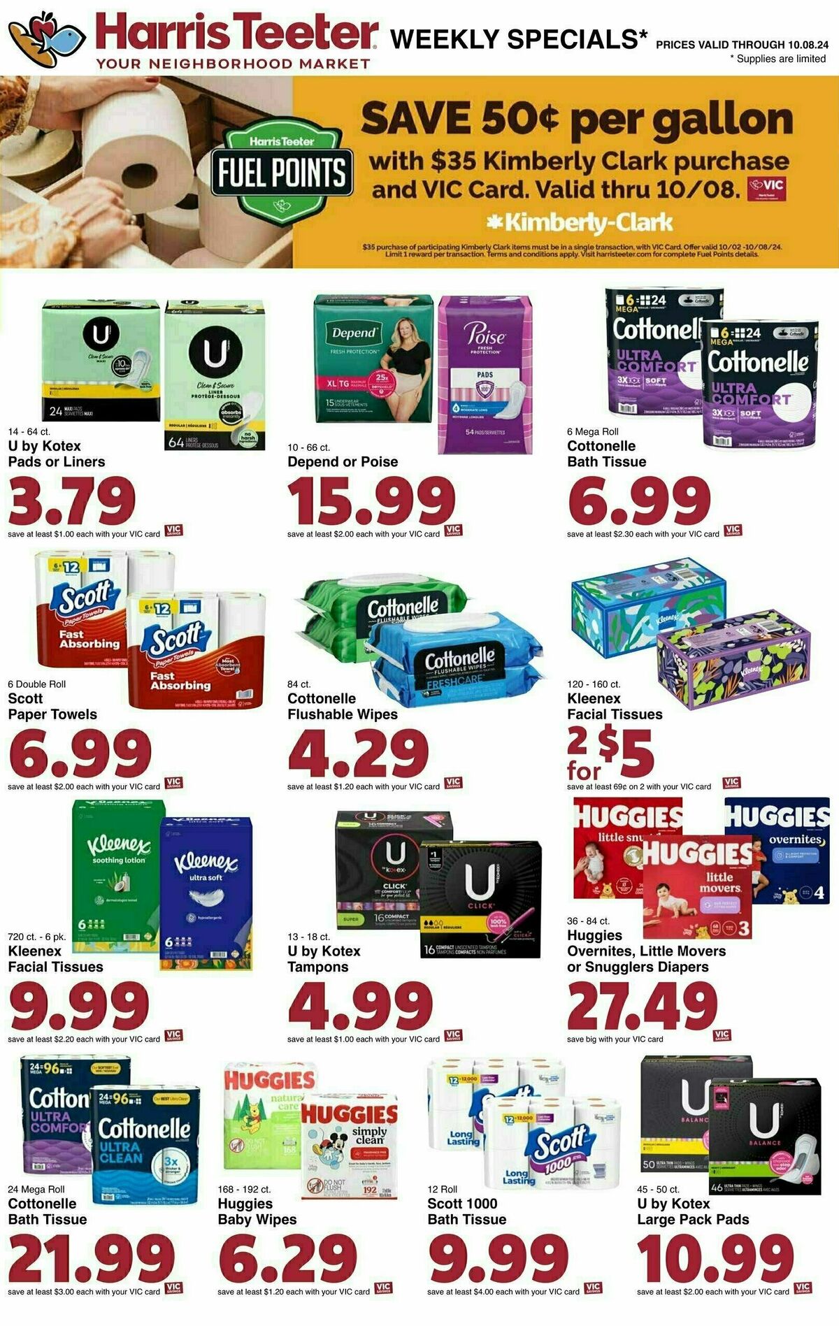 Harris Teeter Weekly Ad from October 2