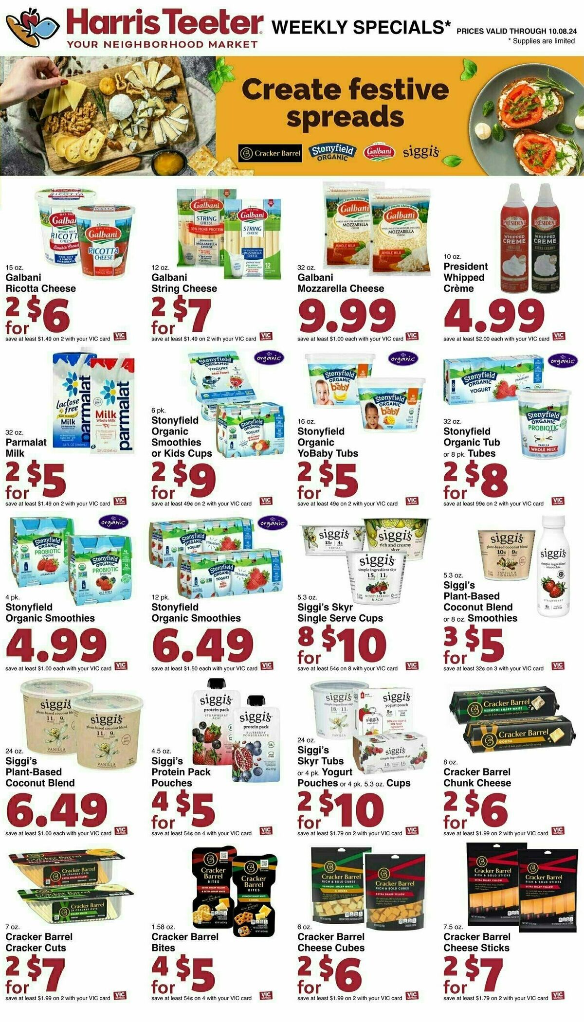 Harris Teeter Weekly Ad from October 2