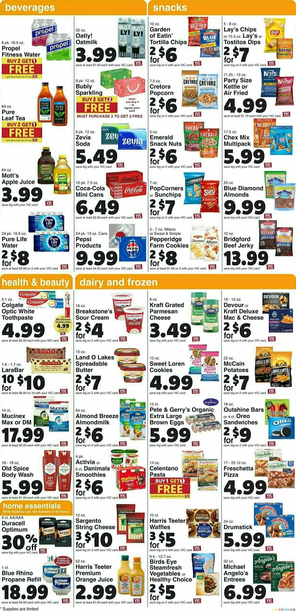 Harris Teeter Weekly Ad from October 2