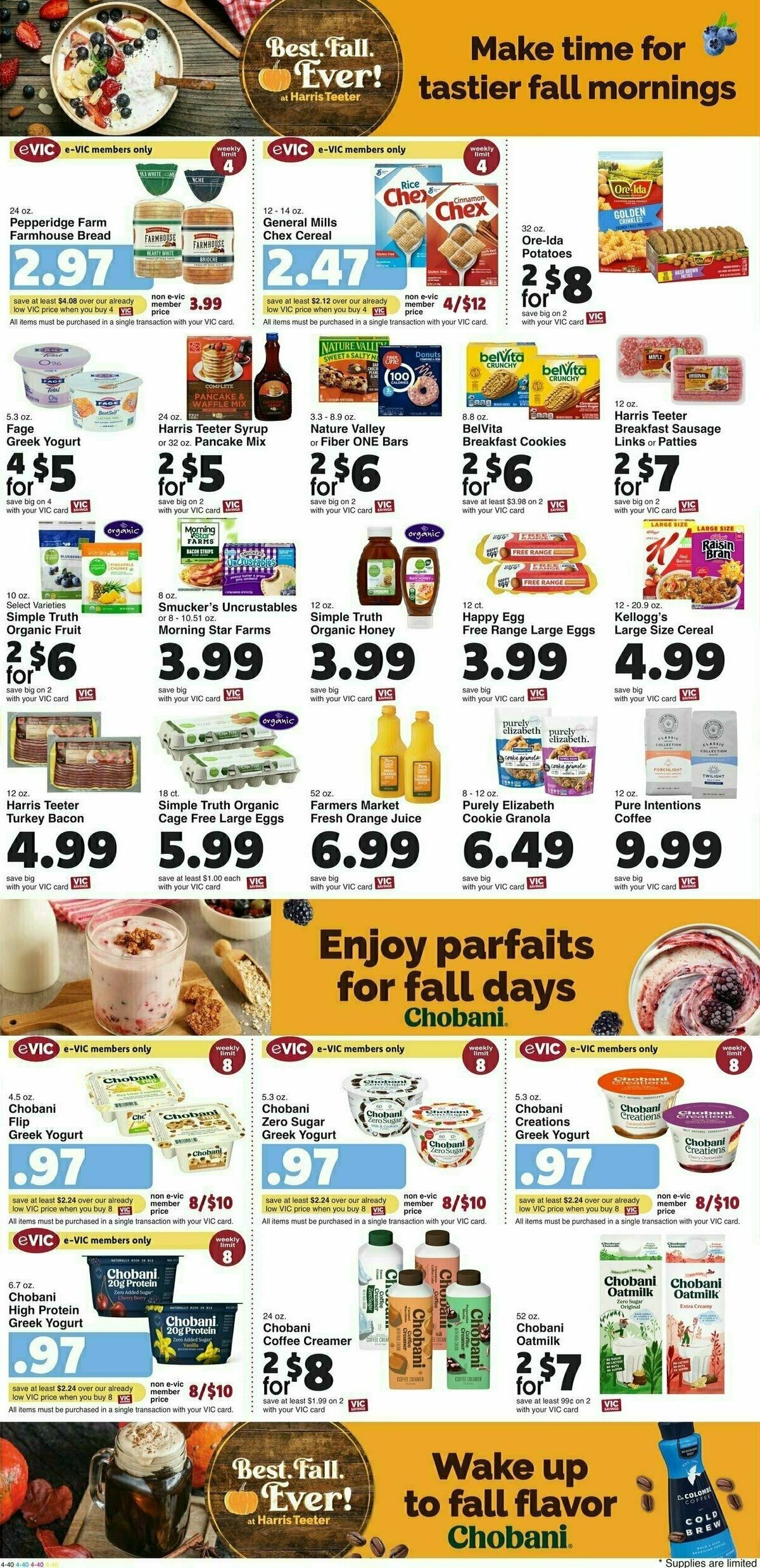 Harris Teeter Weekly Ad from October 2