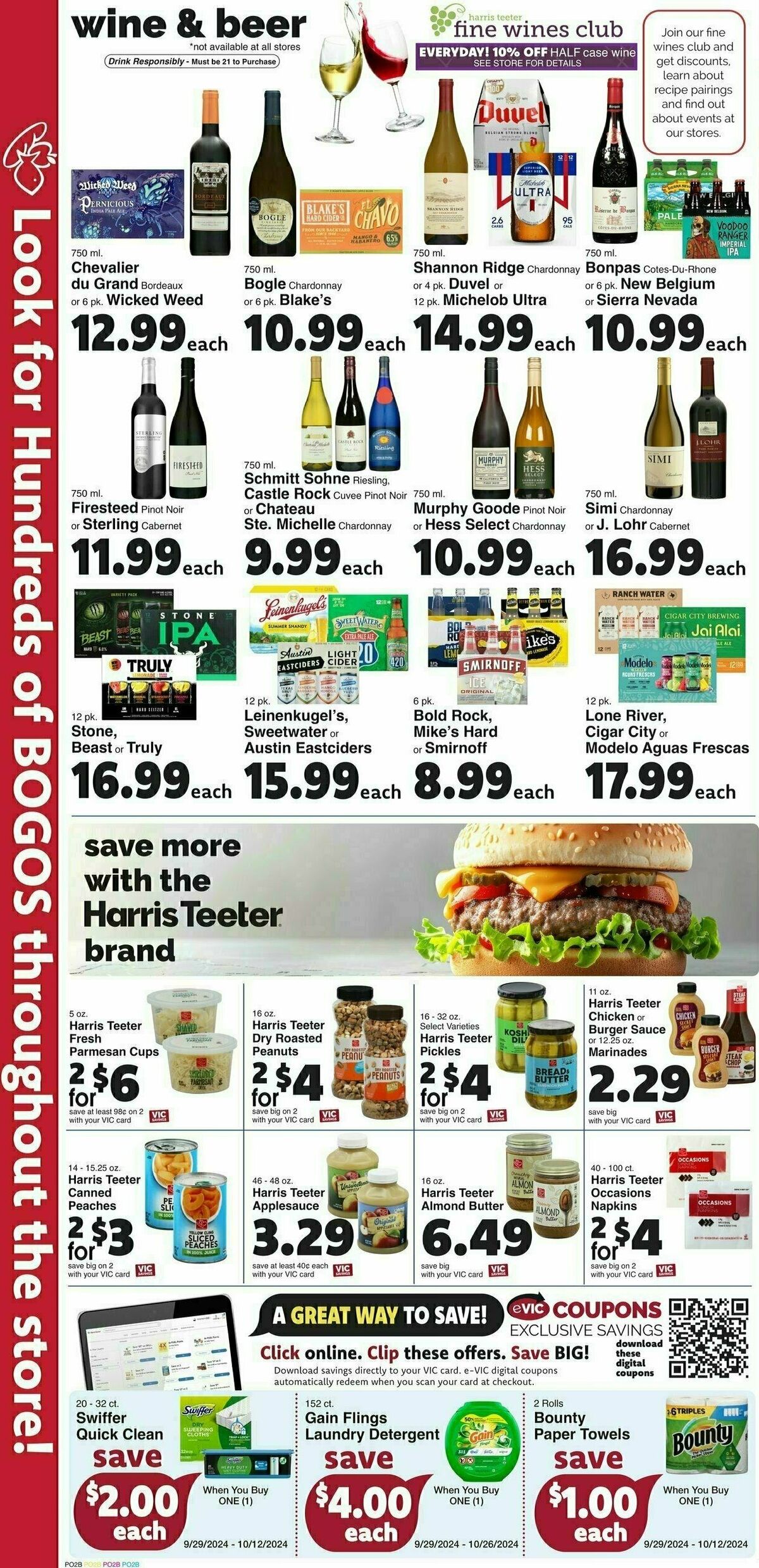 Harris Teeter Weekly Ad from October 2