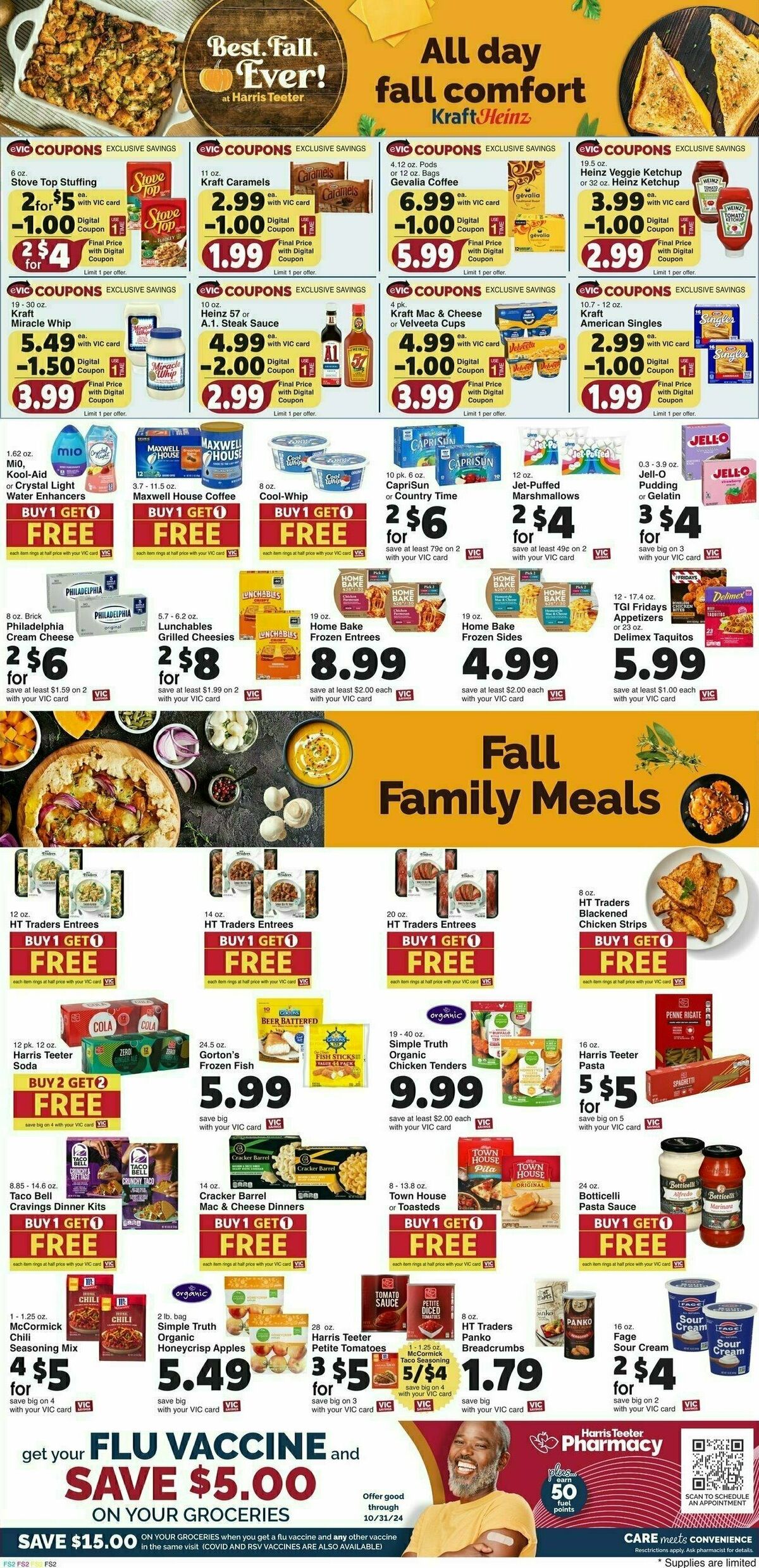 Harris Teeter Weekly Ad from October 2