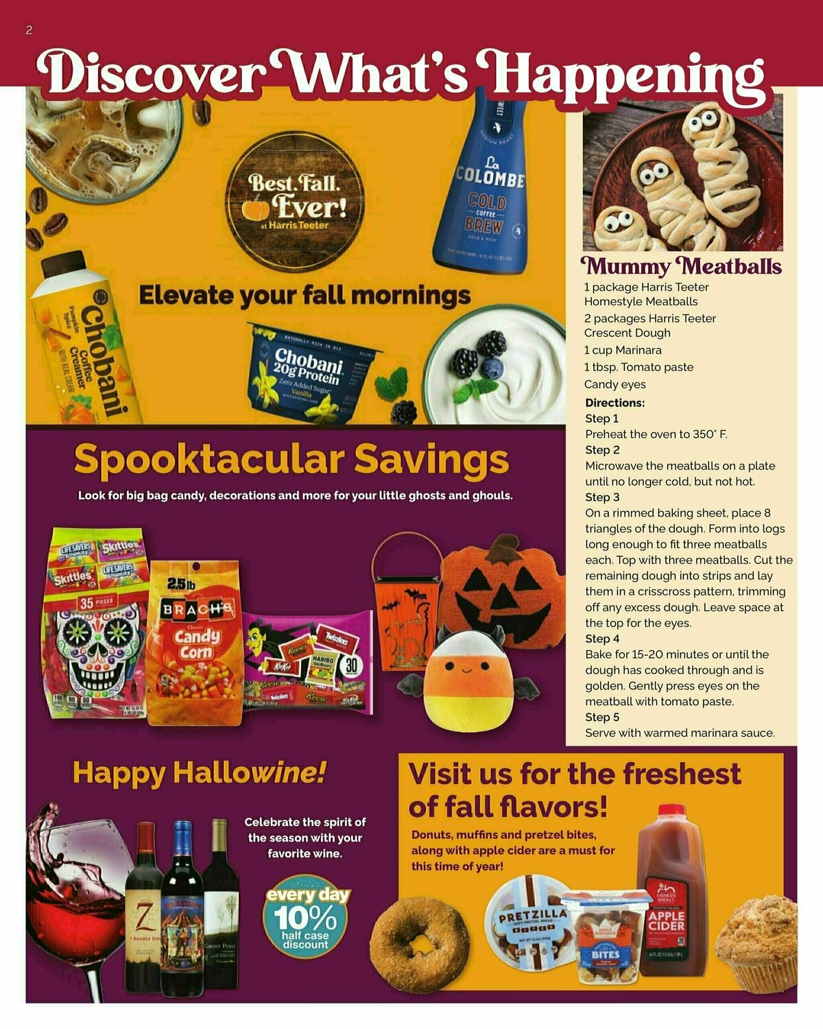 Harris Teeter Discovery Weekly Ad from October 9