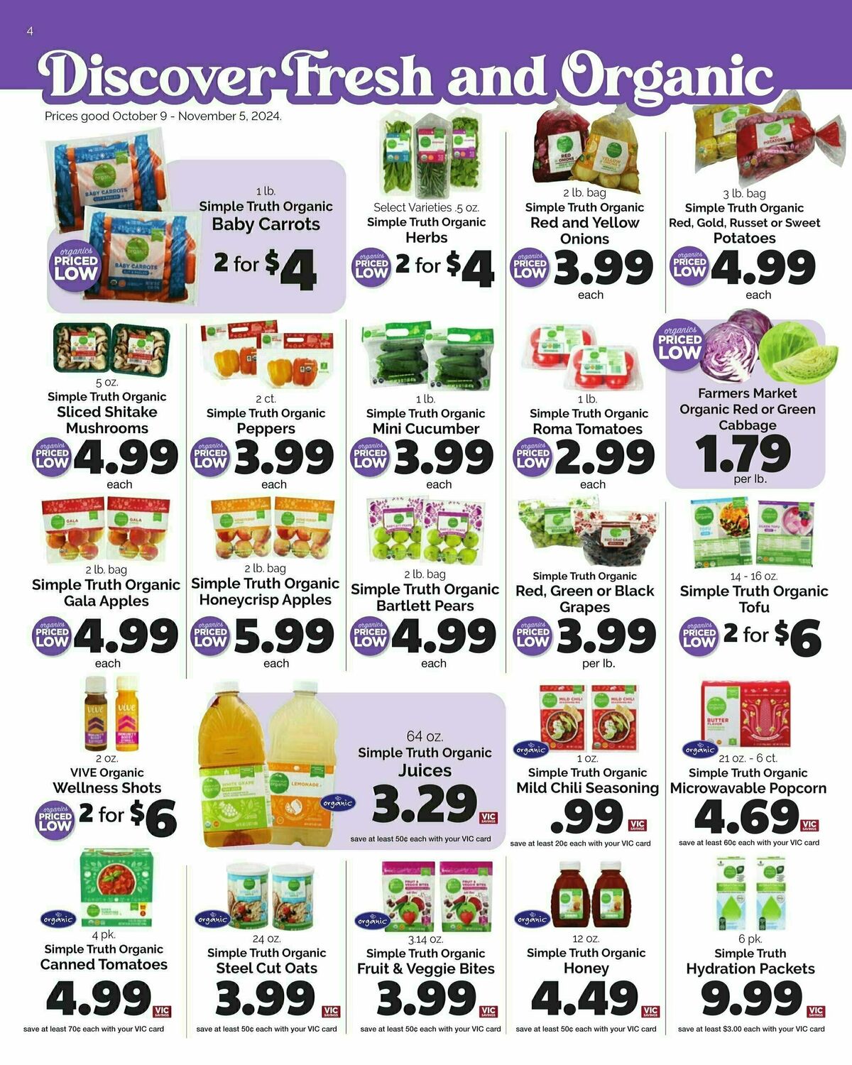 Harris Teeter Discovery Weekly Ad from October 9