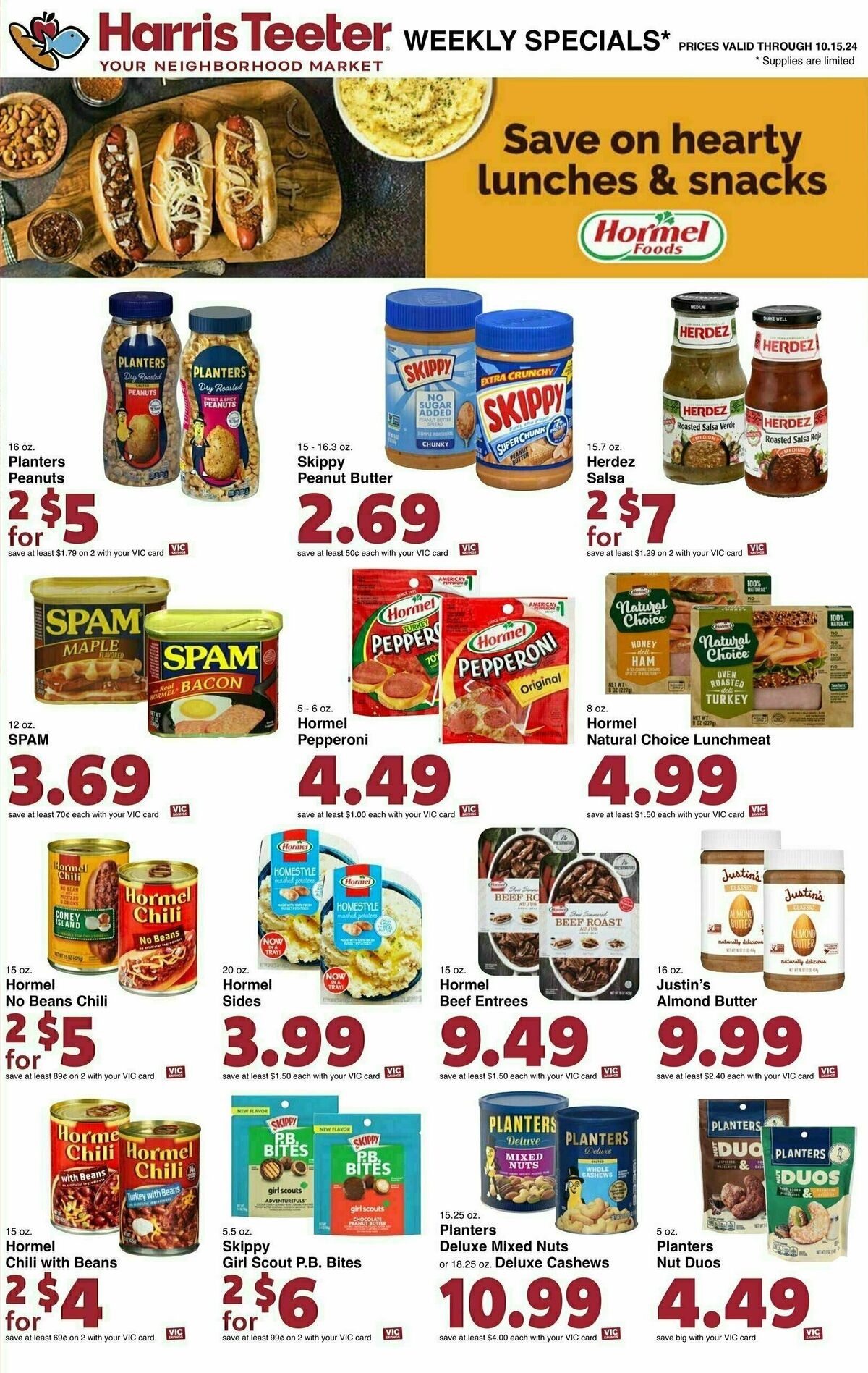 Harris Teeter Weekly Ad from October 9