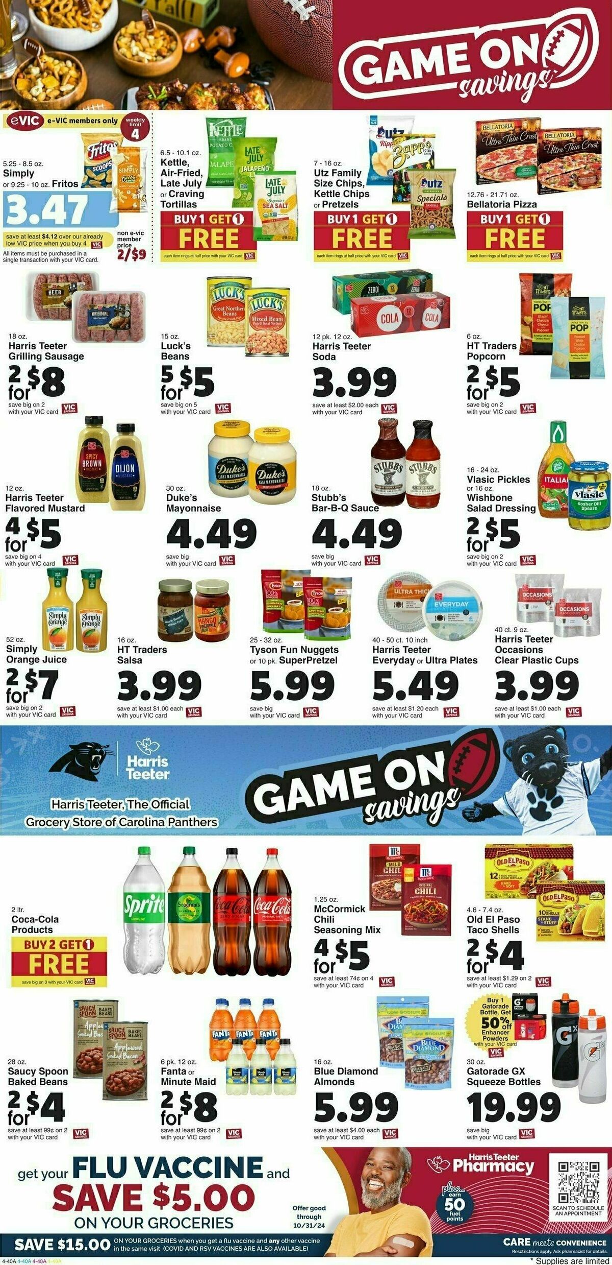 Harris Teeter Weekly Ad from October 9