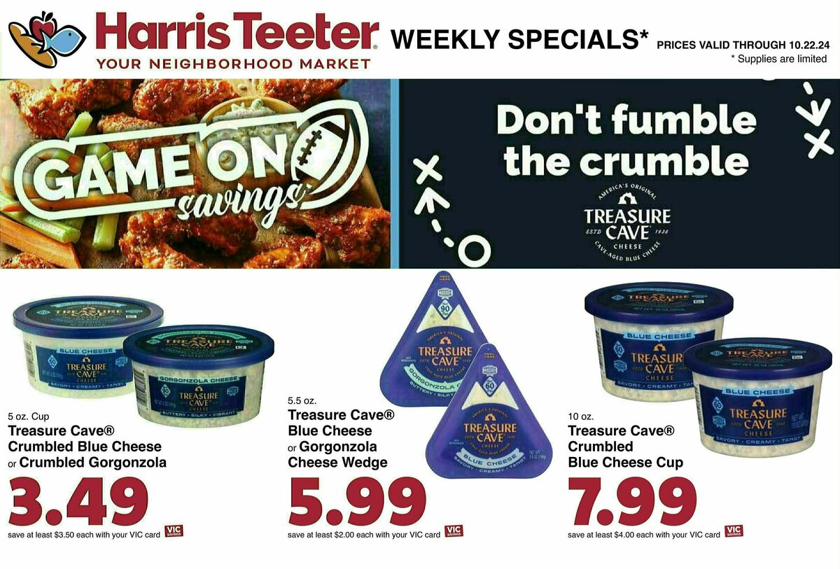 Harris Teeter Weekly Ad from October 16