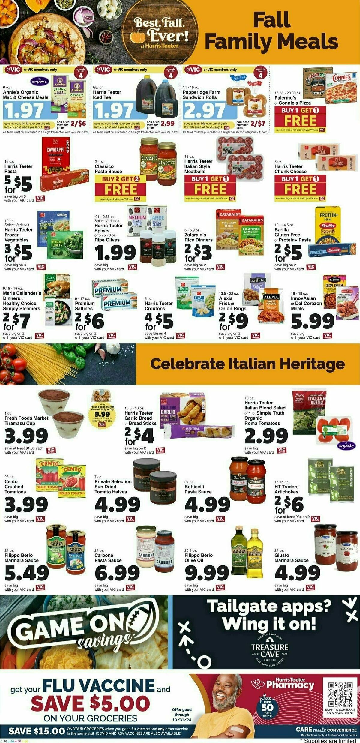 Harris Teeter Weekly Ad from October 16