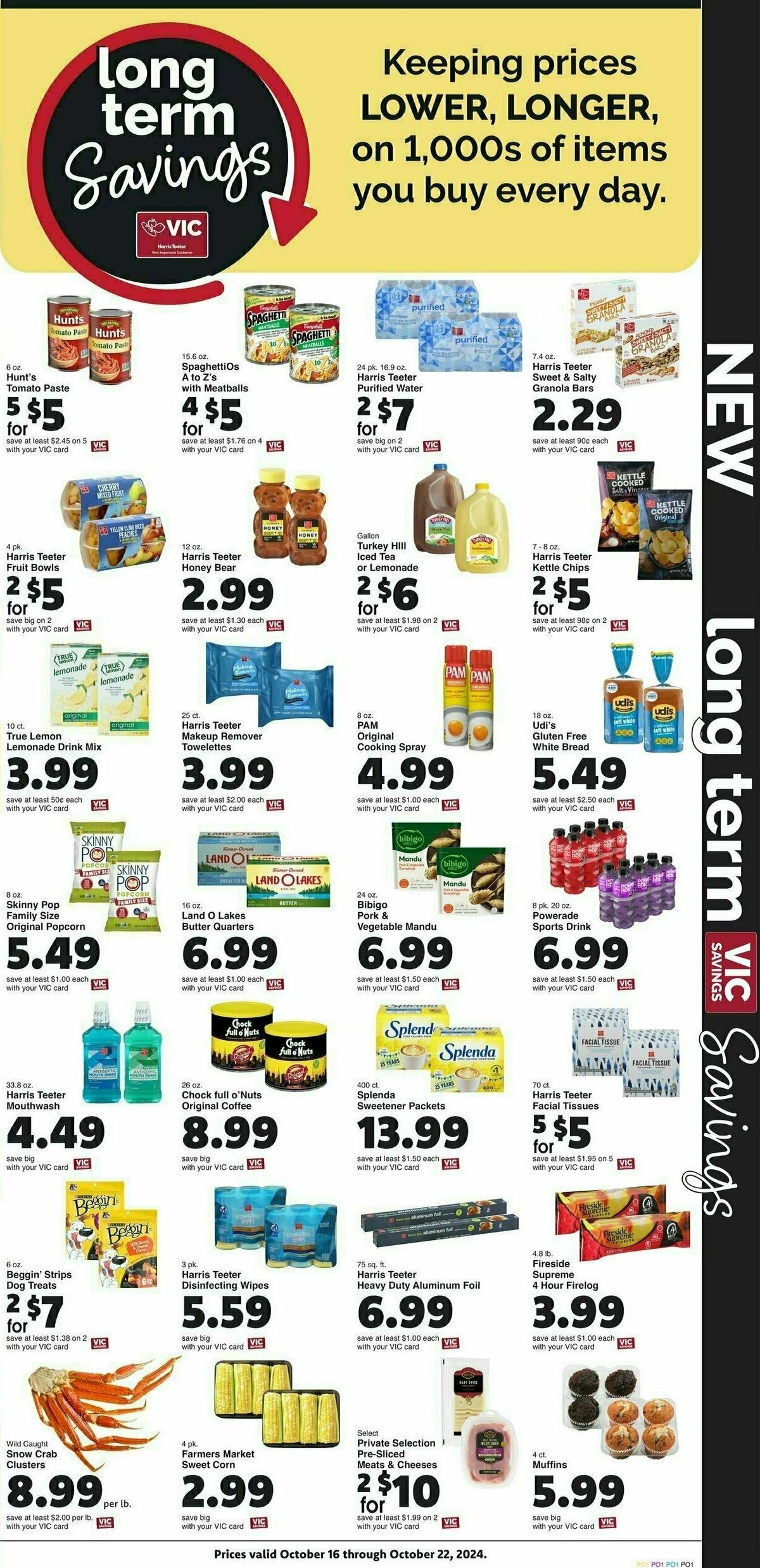 Harris Teeter Weekly Ad from October 16