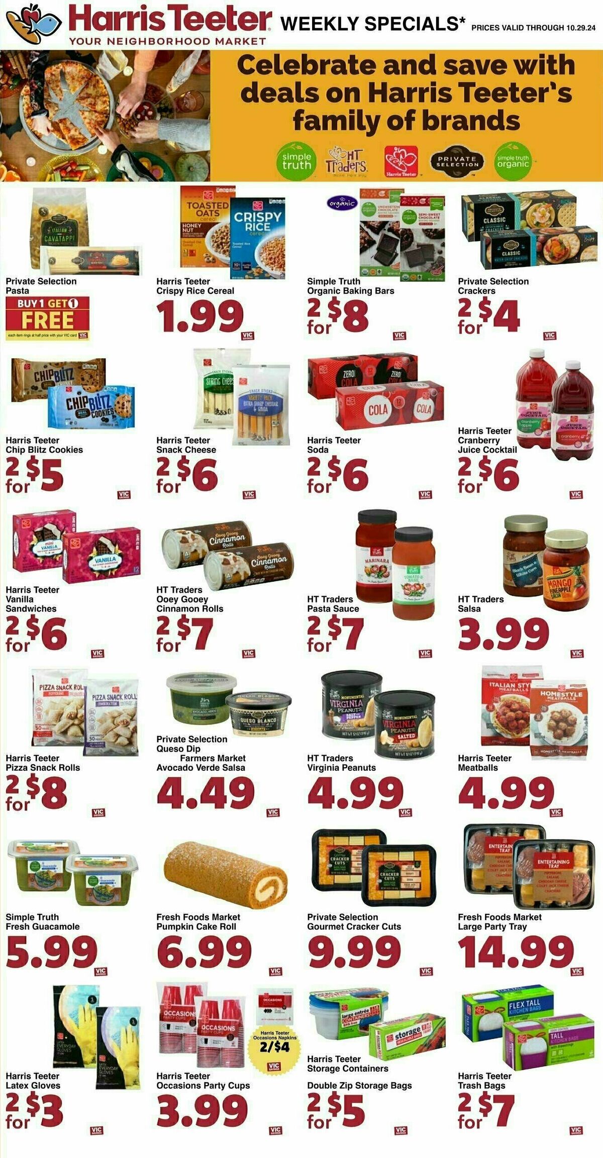 Harris Teeter Weekly Ad from October 23