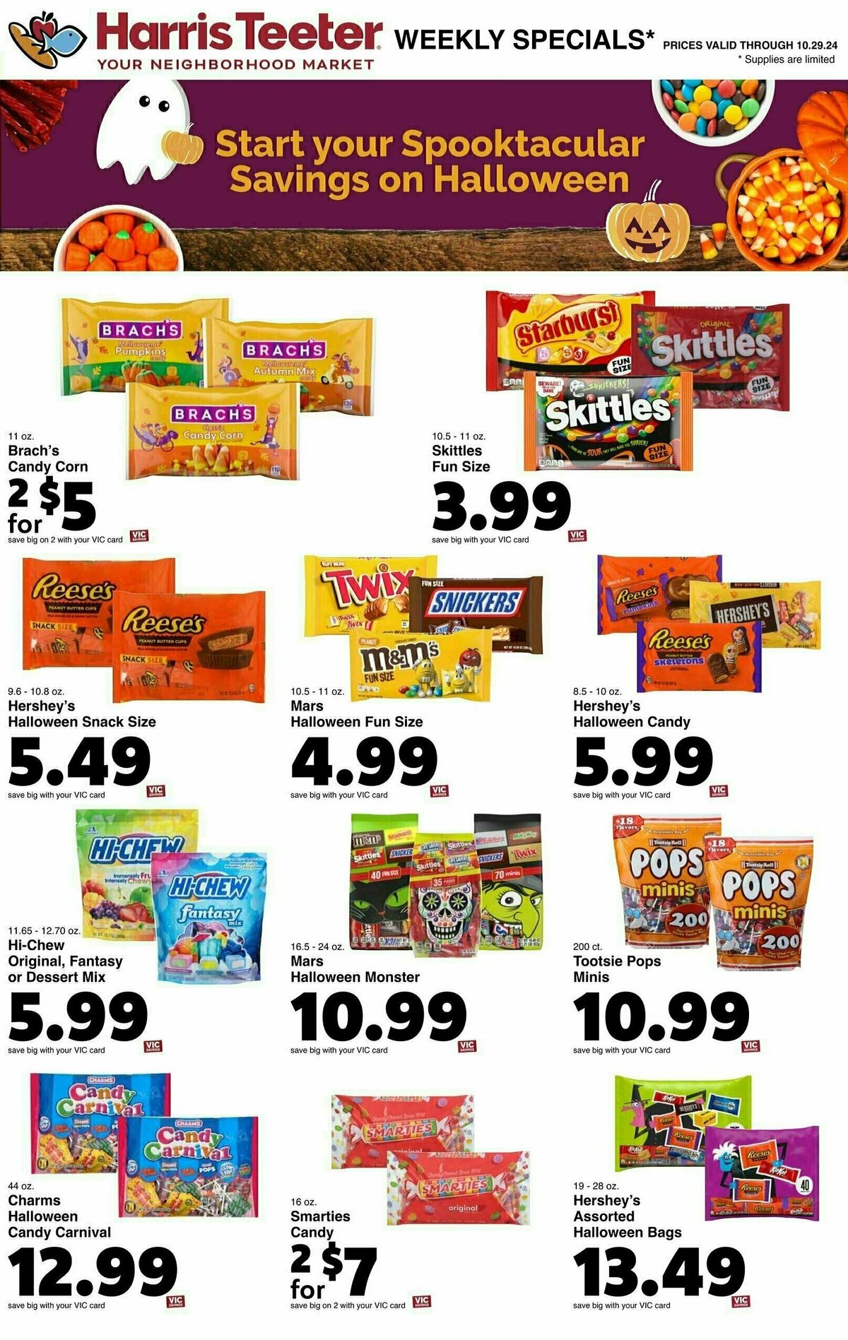 Harris Teeter Weekly Ad from October 23