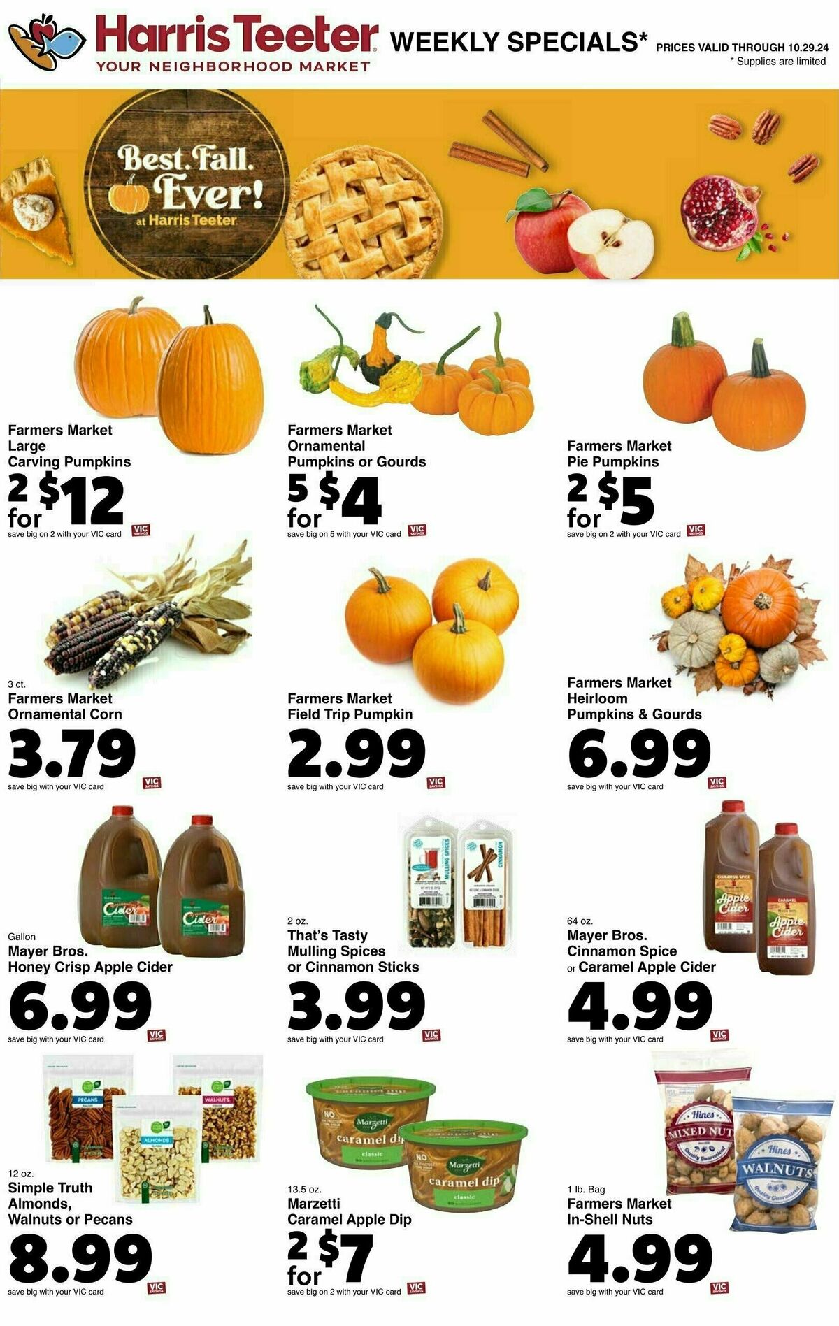 Harris Teeter Weekly Ad from October 23