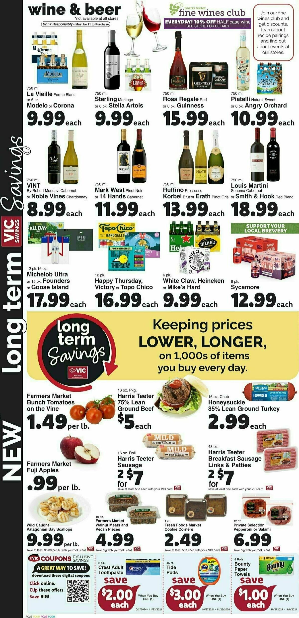 Harris Teeter Weekly Ad from October 23