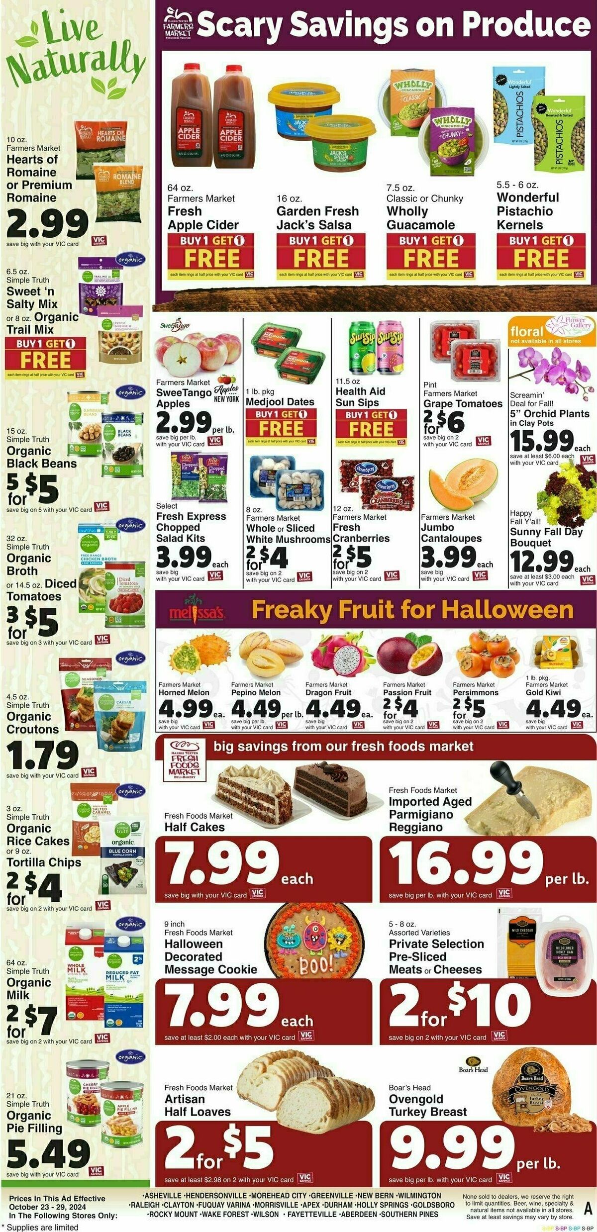 Harris Teeter Weekly Ad from October 23