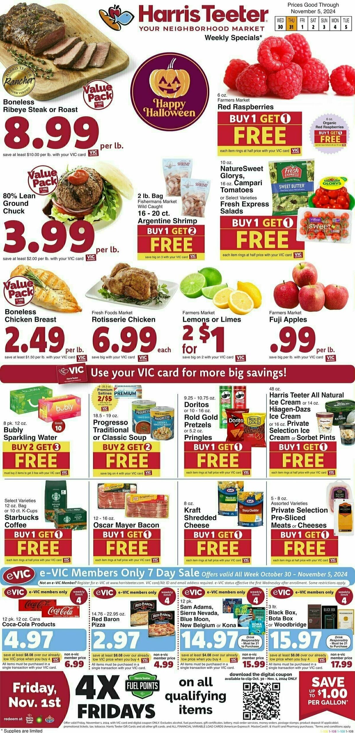 Harris Teeter Weekly Ad from October 30