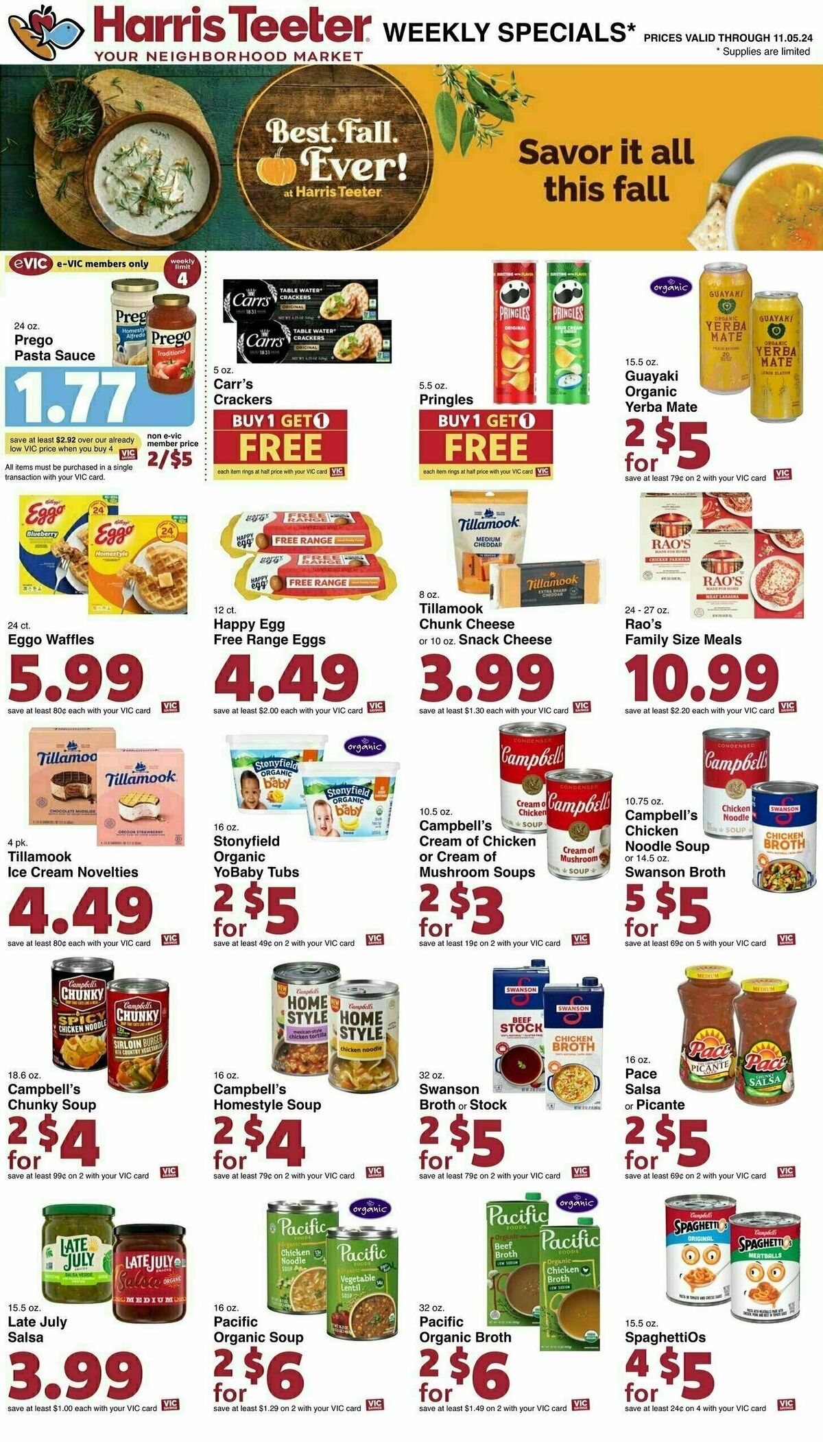 Harris Teeter Weekly Ad from October 30