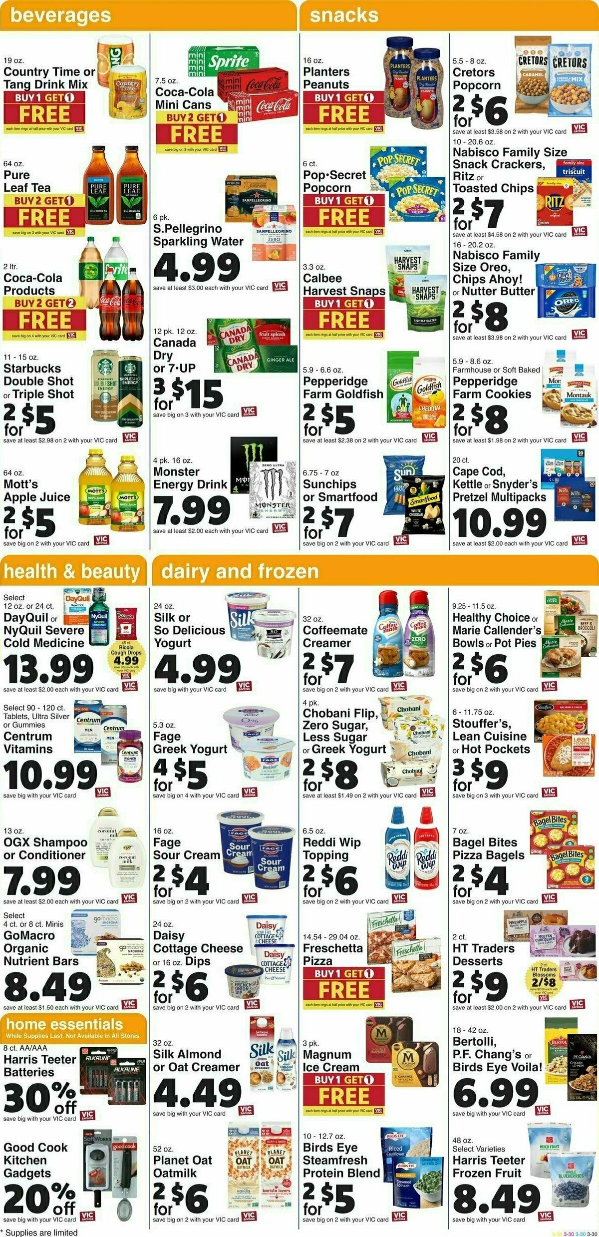 Harris Teeter Weekly Ad from October 30