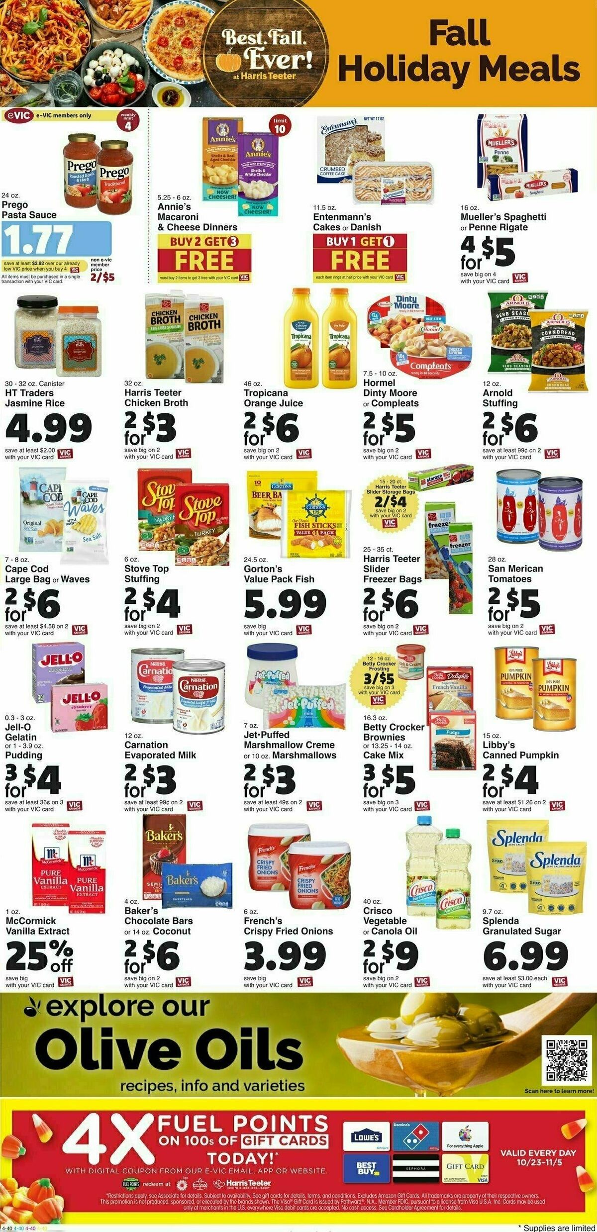 Harris Teeter Weekly Ad from October 30