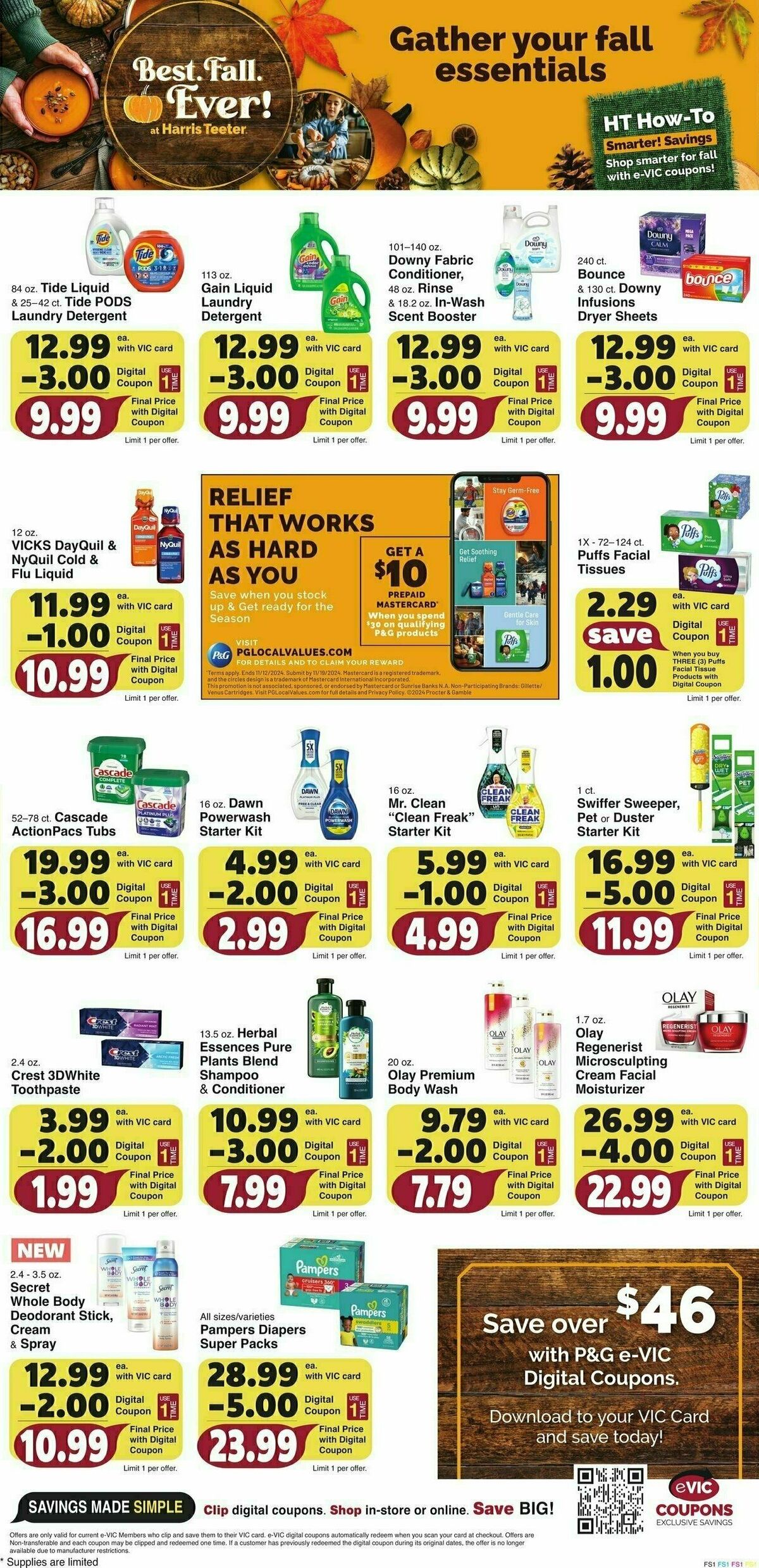 Harris Teeter Weekly Ad from October 30