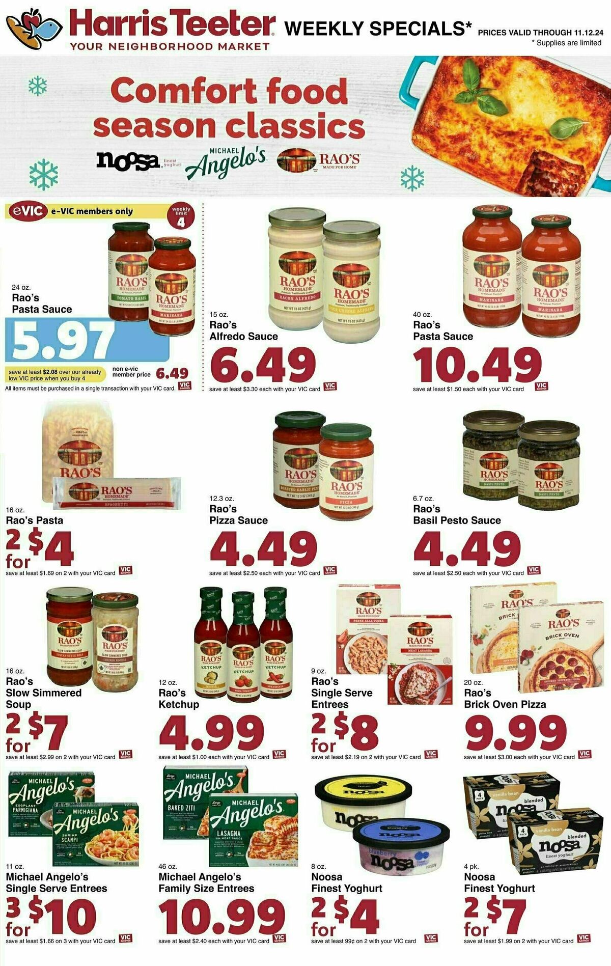 Harris Teeter Weekly Ad from November 6