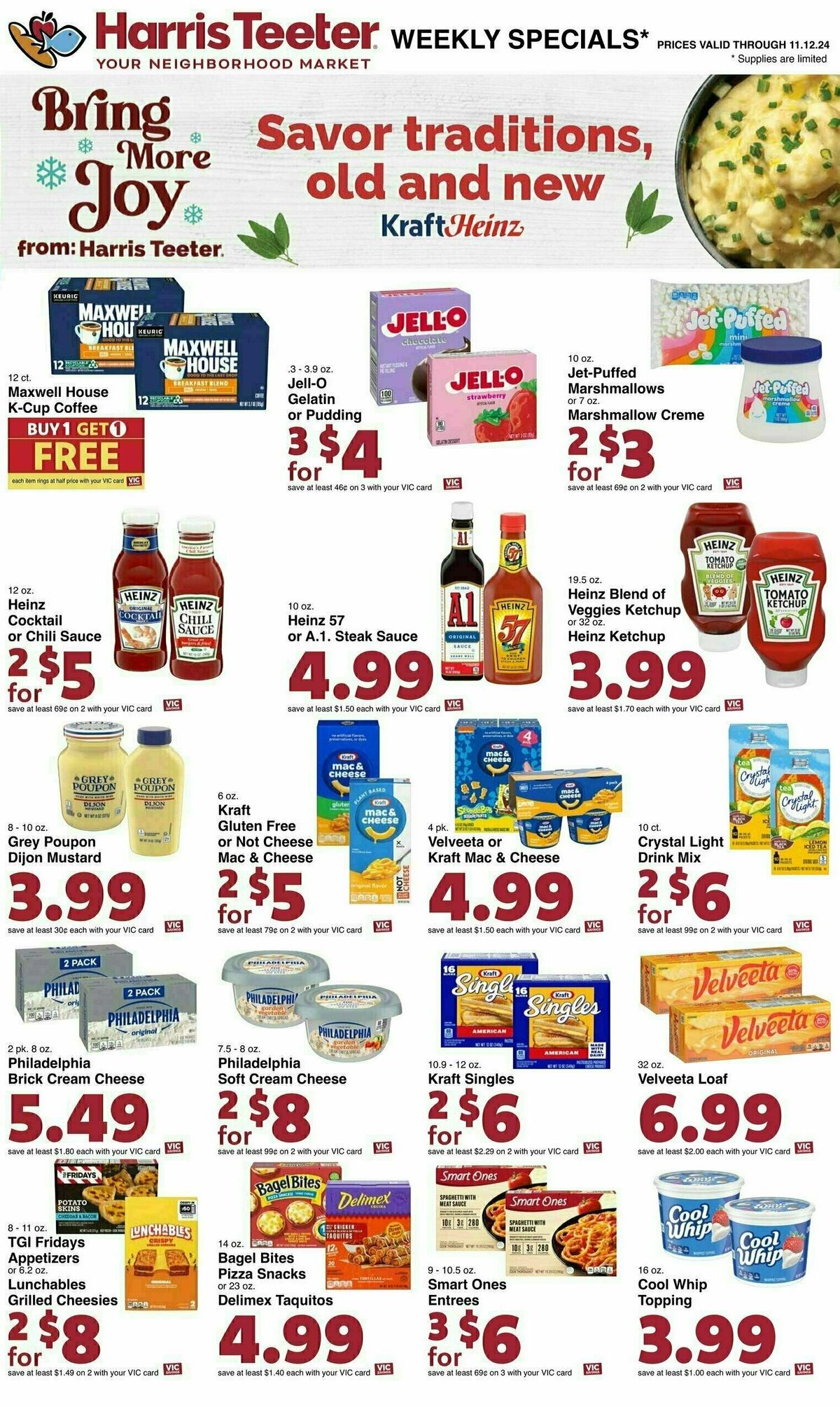 Harris Teeter Weekly Ad from November 6