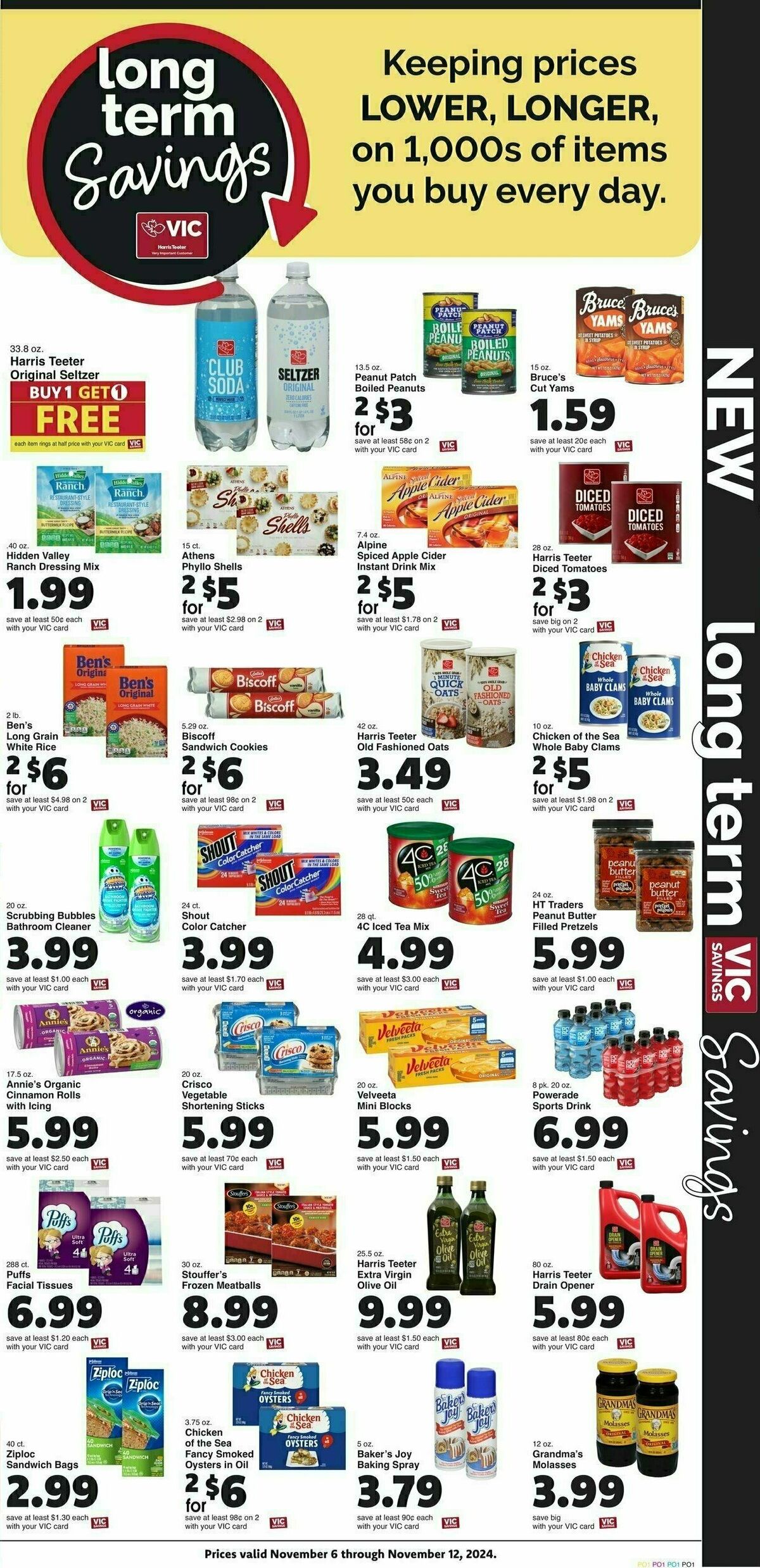 Harris Teeter Weekly Ad from November 6