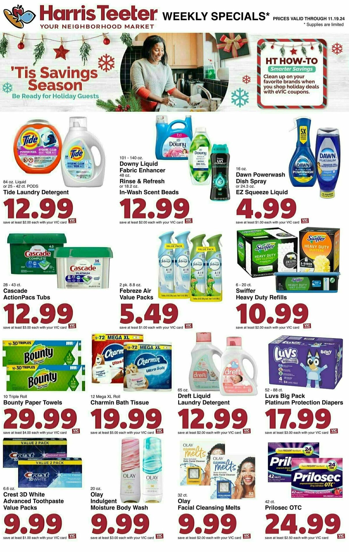 Harris Teeter Weekly Ad from November 13