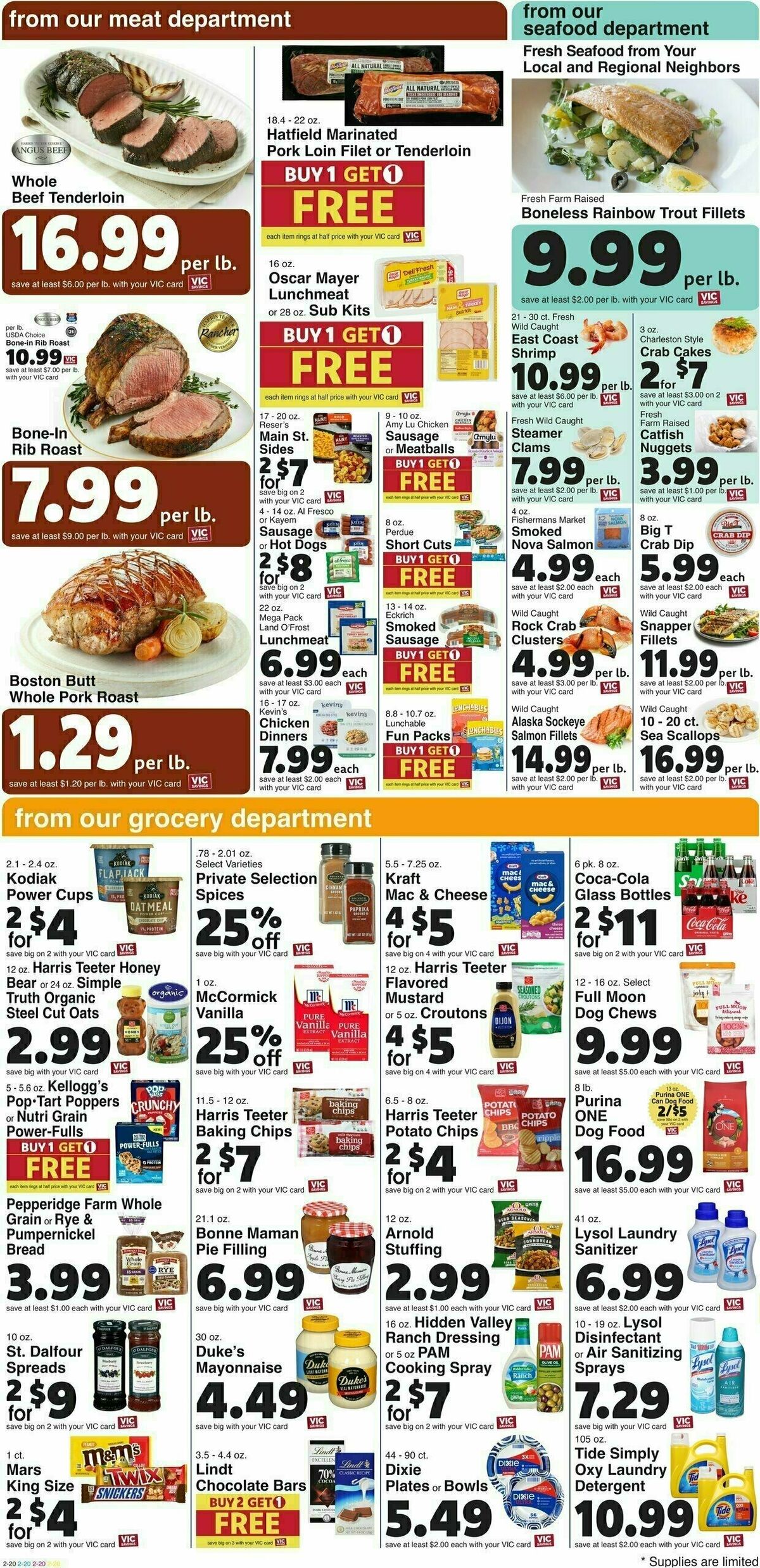 Harris Teeter Weekly Ad from November 13