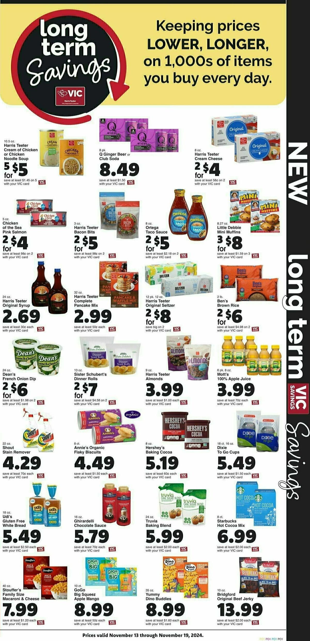 Harris Teeter Weekly Ad from November 13