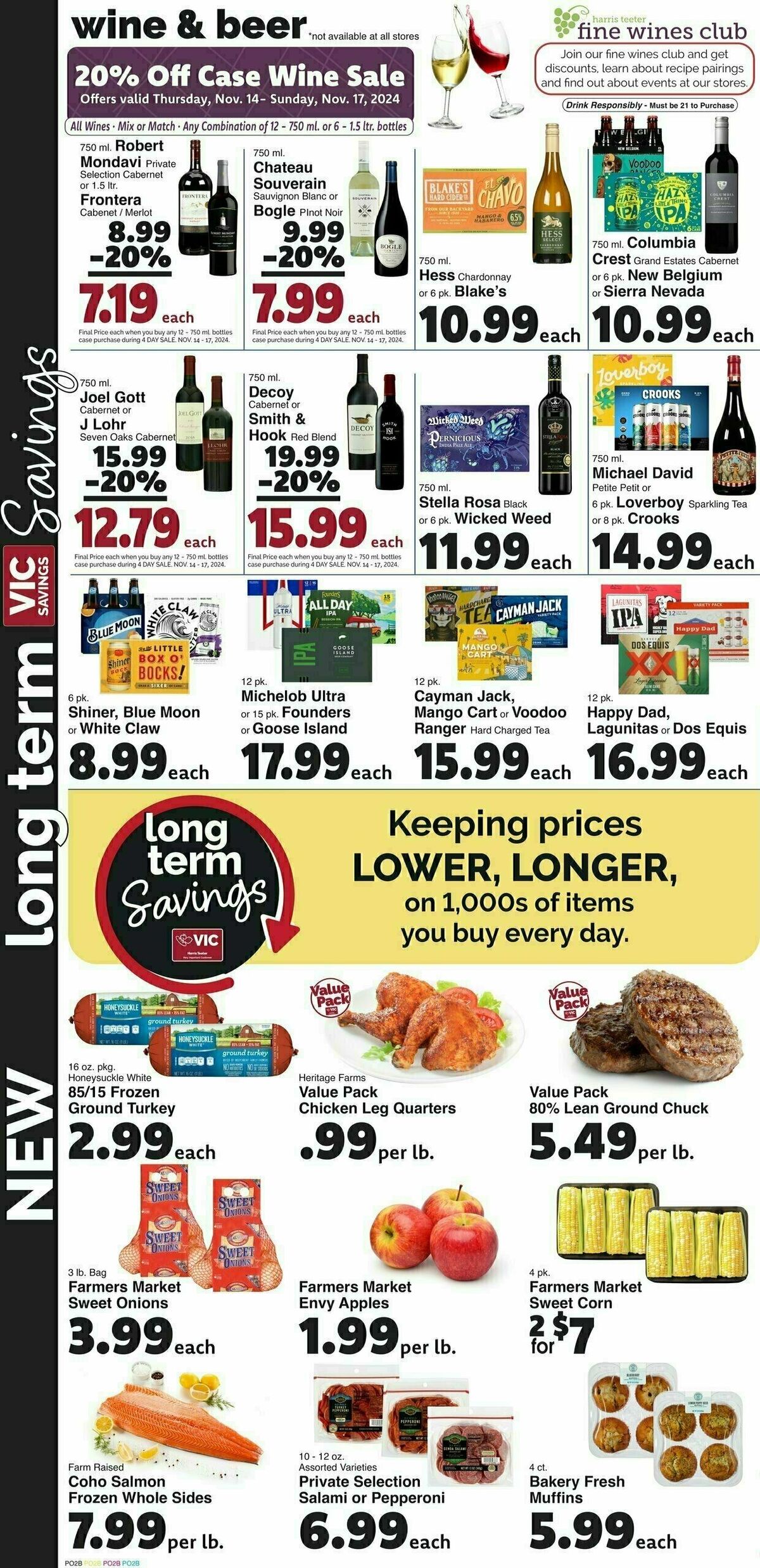 Harris Teeter Weekly Ad from November 13