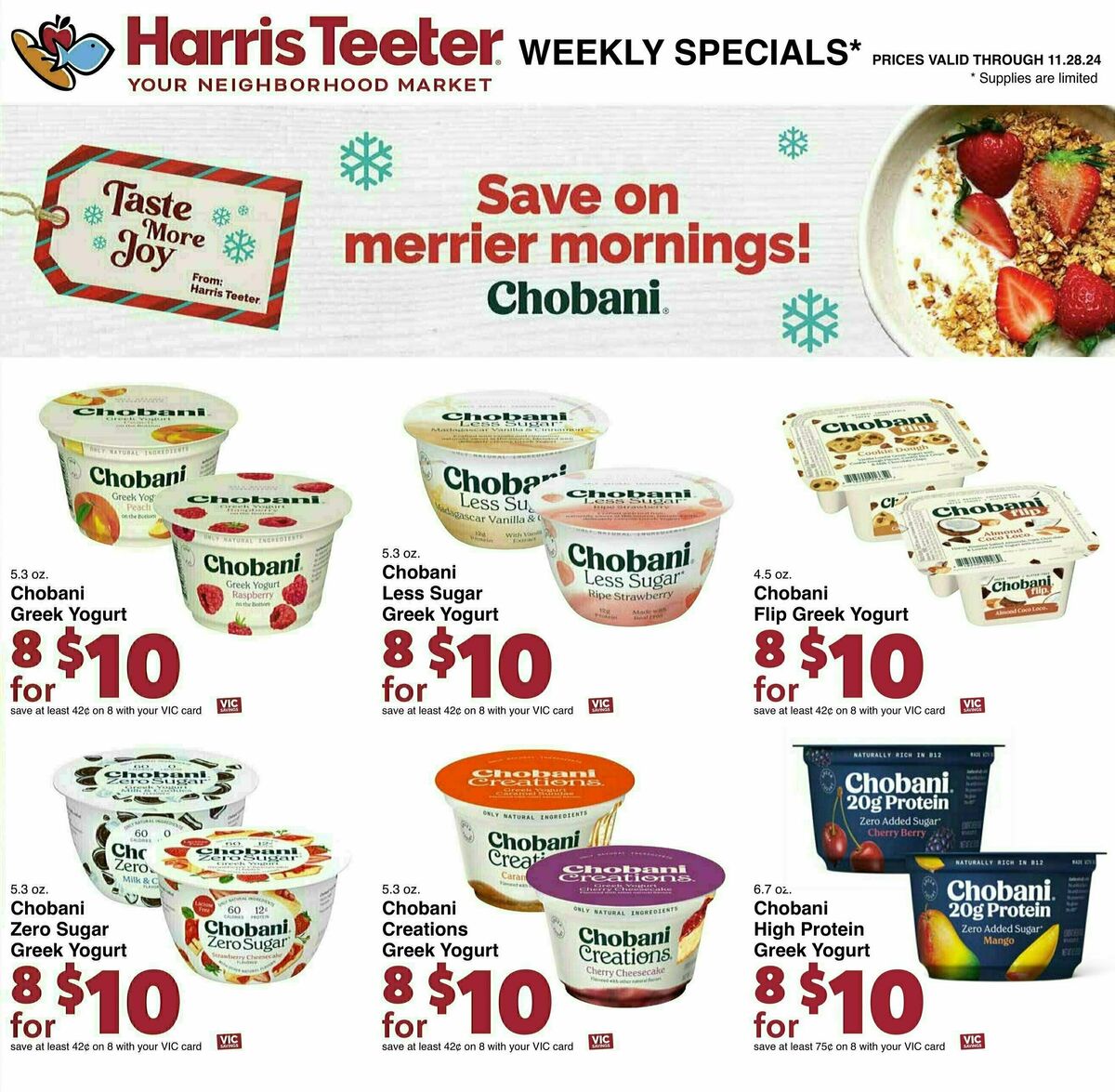 Harris Teeter Weekly Ad from November 20