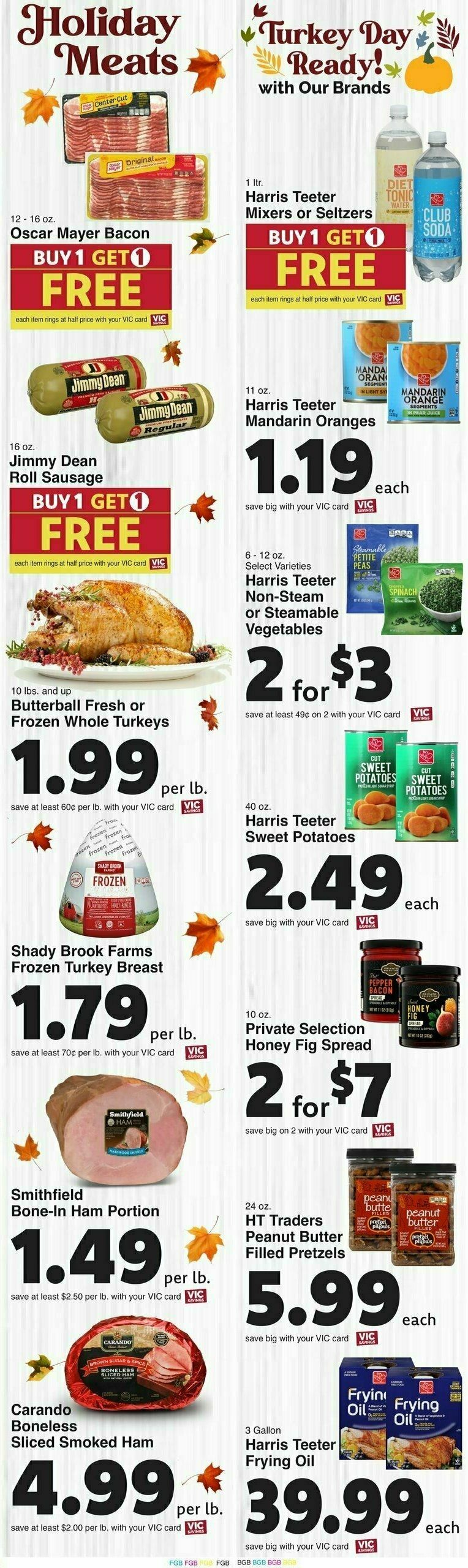 Harris Teeter Weekly Ad from November 20