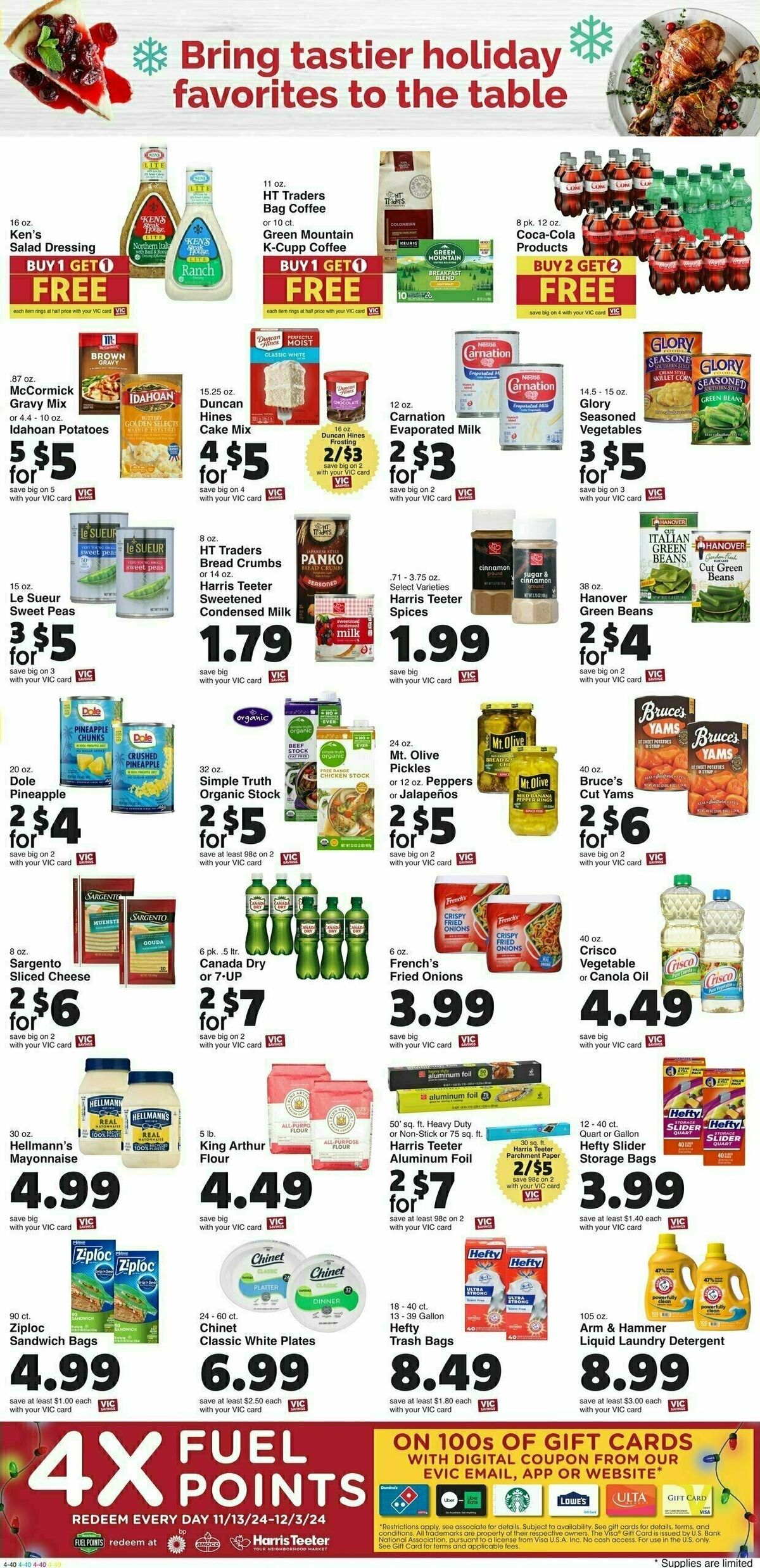 Harris Teeter Weekly Ad from November 20