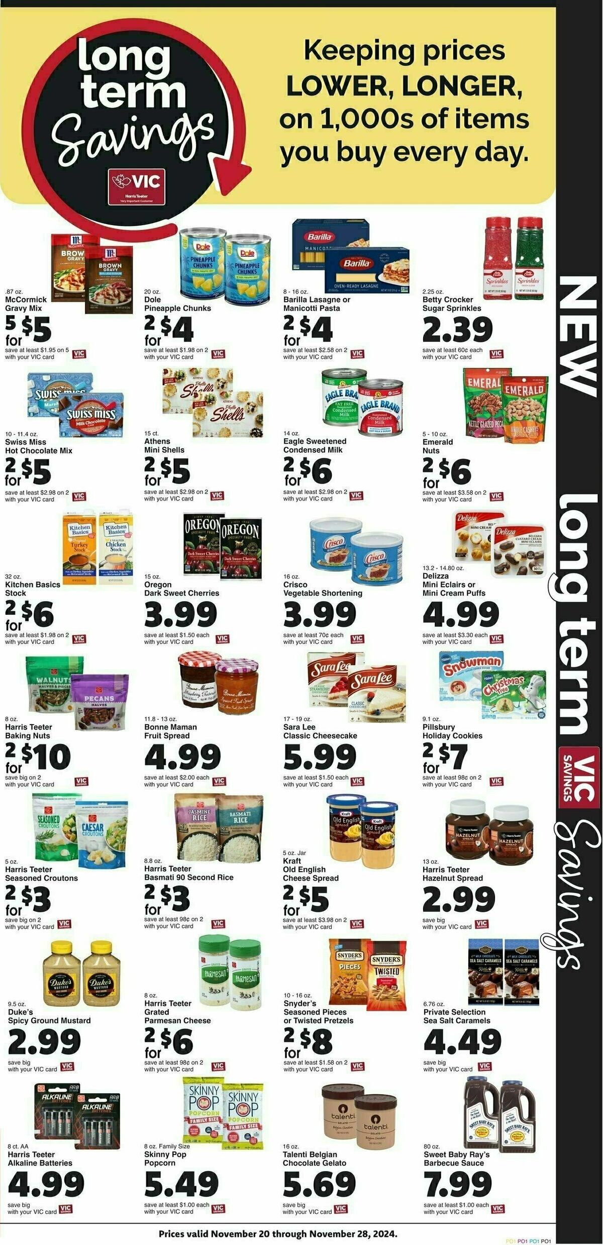 Harris Teeter Weekly Ad from November 20