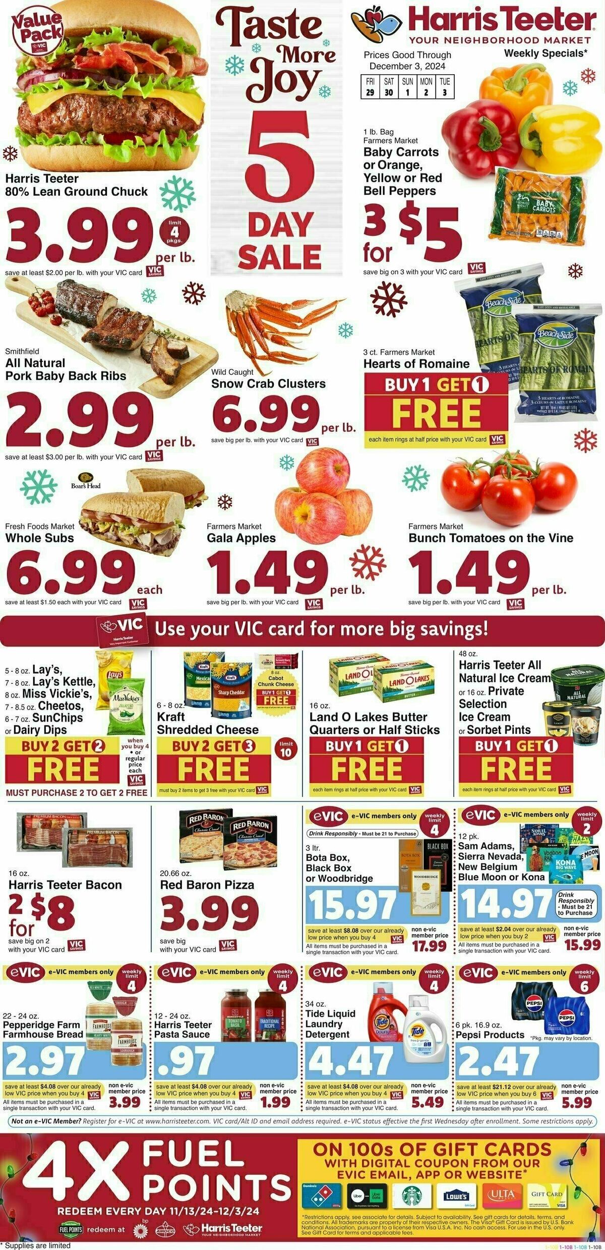 Harris Teeter Weekly Ad from November 29