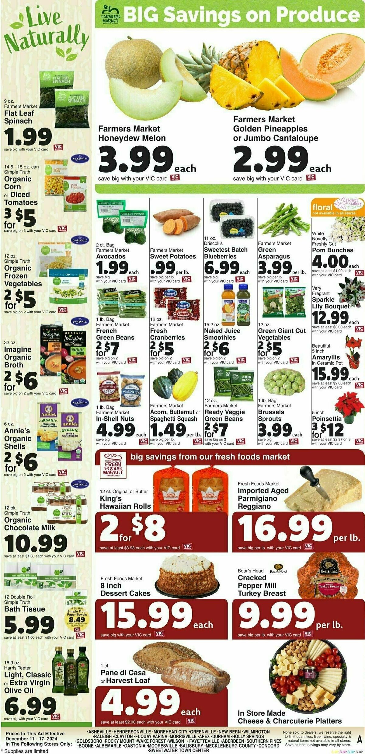 Harris Teeter Weekly Ad from December 11