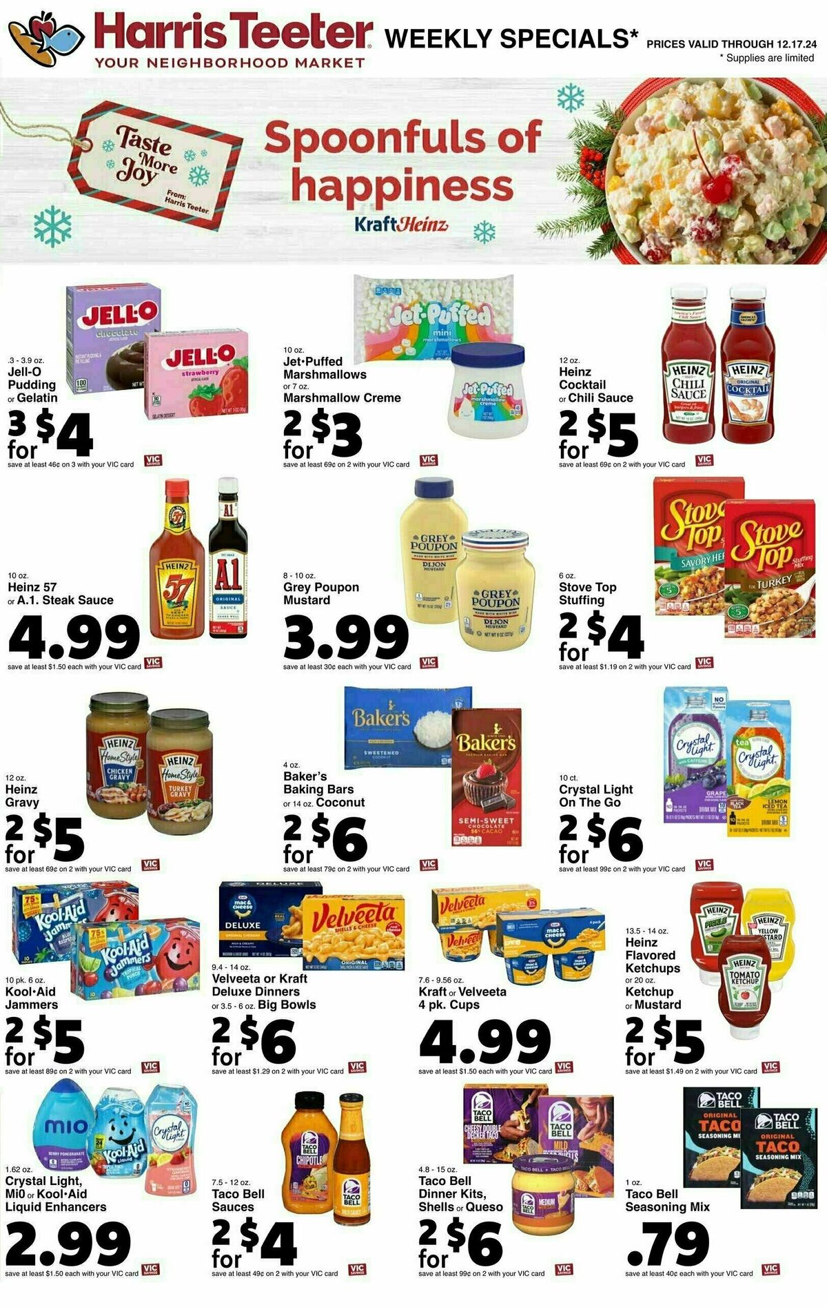 Harris Teeter Weekly Ad from December 11