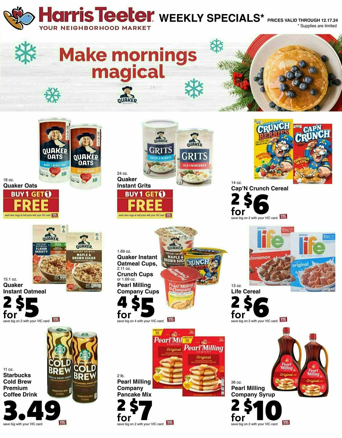 Harris Teeter Weekly Ad from December 11