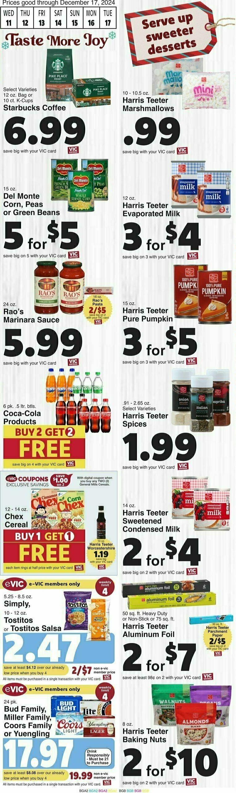 Harris Teeter Weekly Ad from December 11