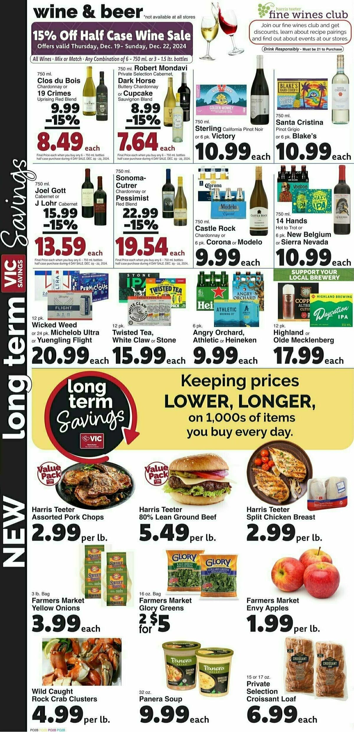 Harris Teeter Weekly Ad from December 18