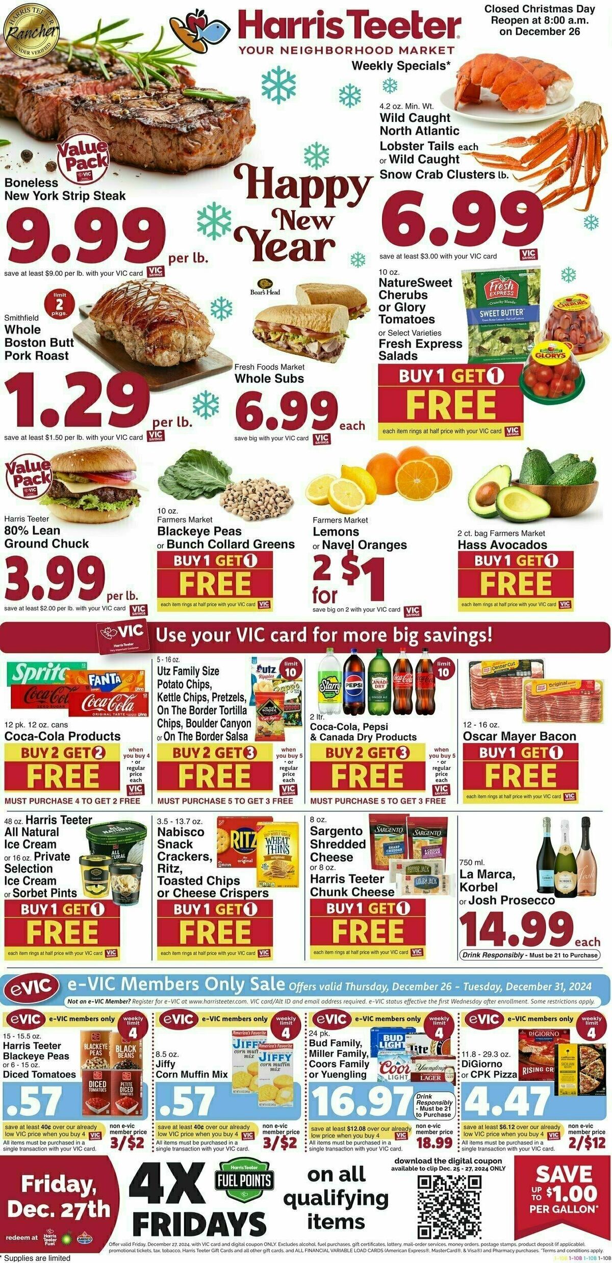 Harris Teeter Weekly Ad from December 26