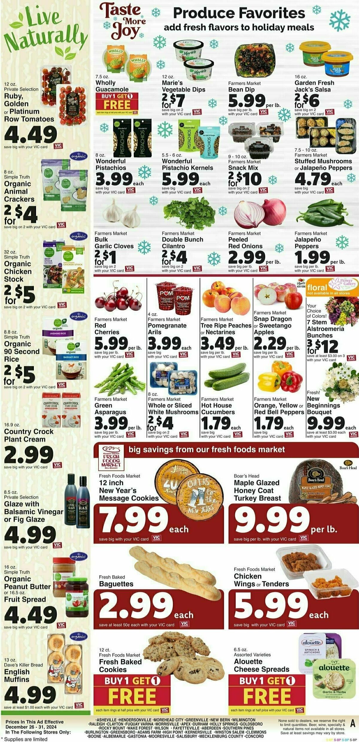 Harris Teeter Weekly Ad from December 26