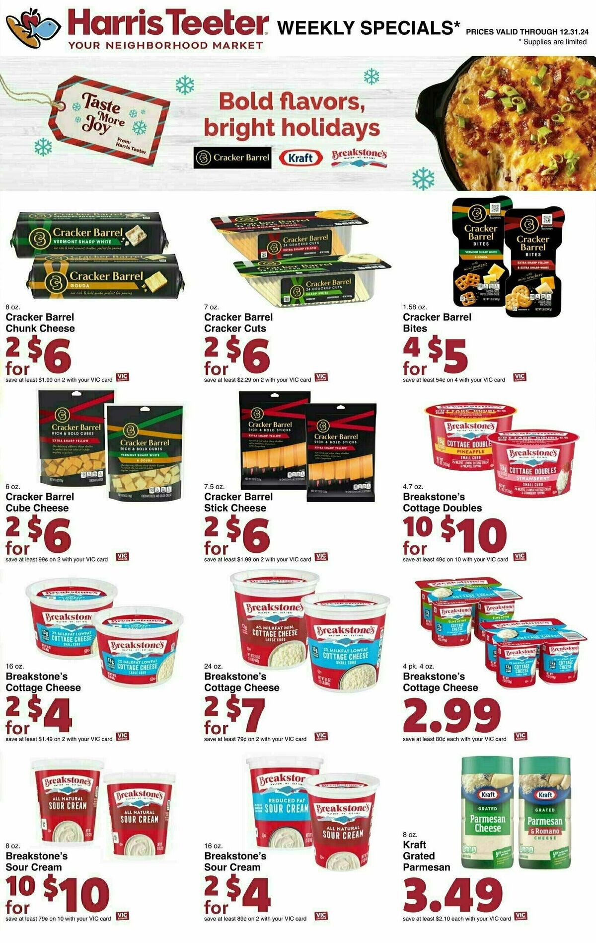 Harris Teeter Weekly Ad from December 26