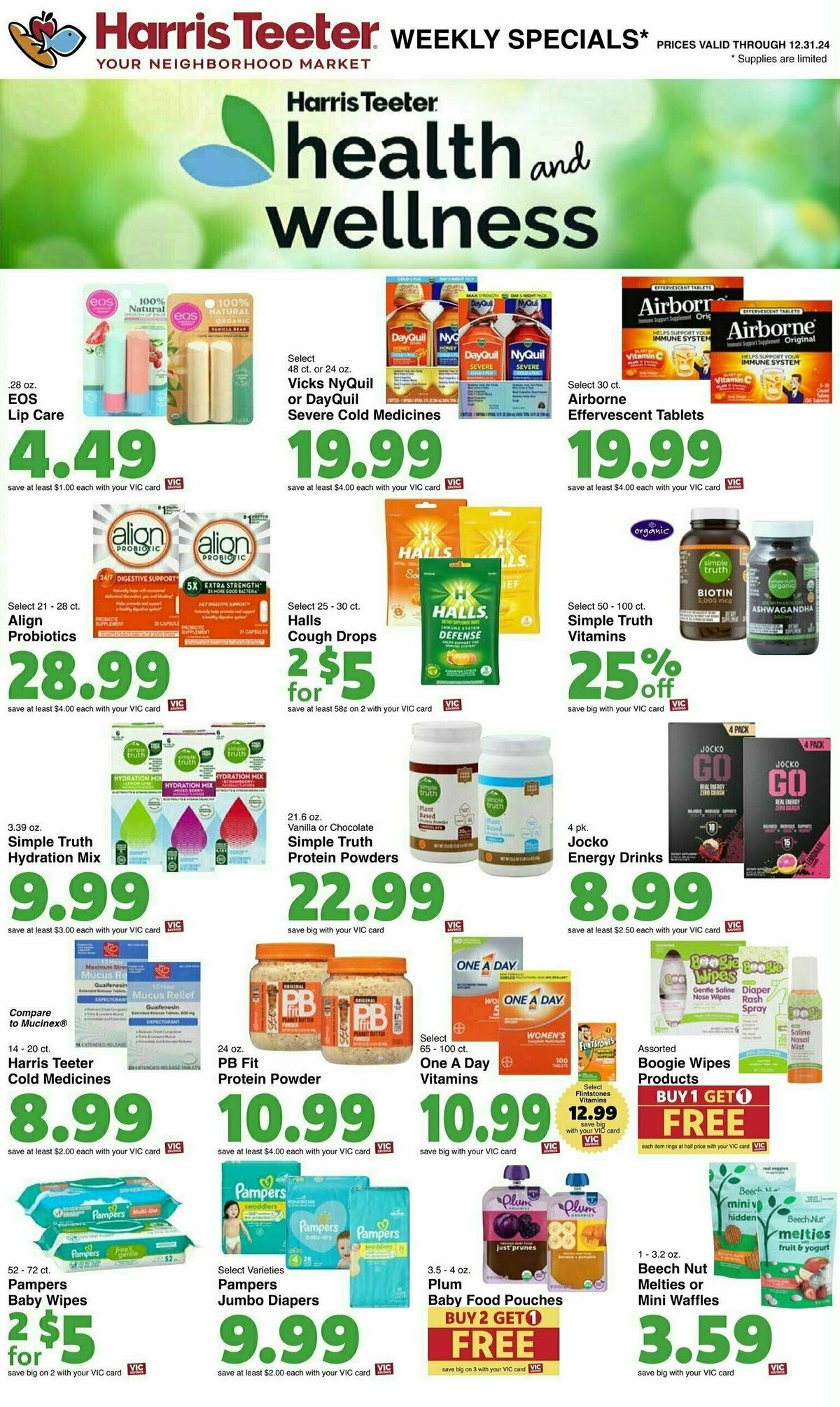 Harris Teeter Weekly Ad from December 26