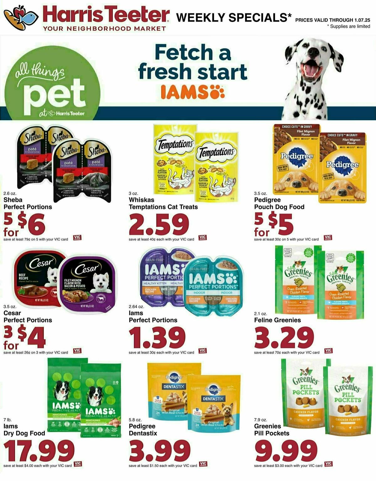 Harris Teeter Weekly Ad from January 1