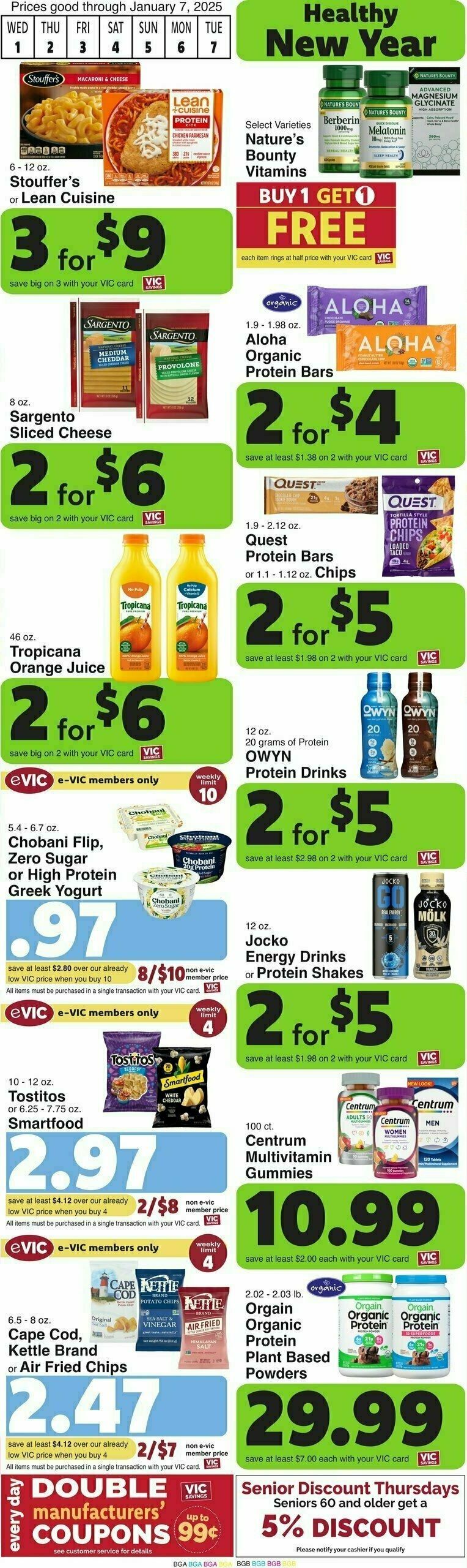 Harris Teeter Weekly Ad from January 1