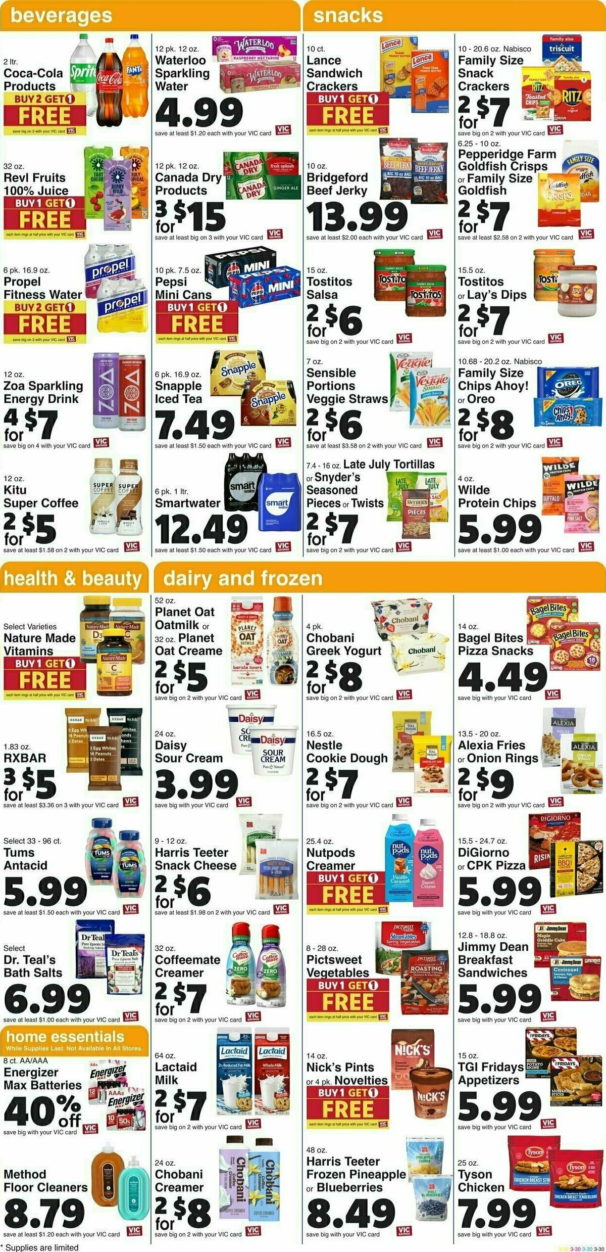 Harris Teeter Weekly Ad from January 1