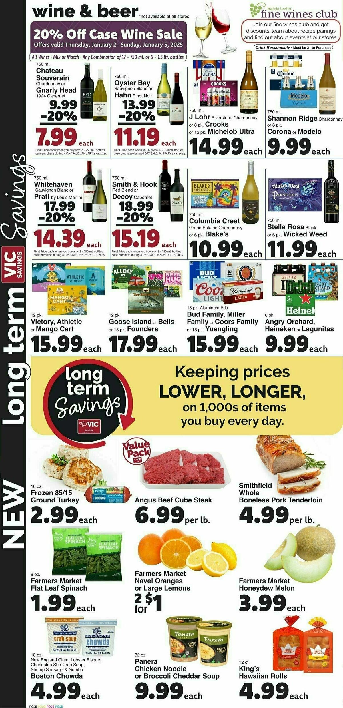 Harris Teeter Weekly Ad from January 1