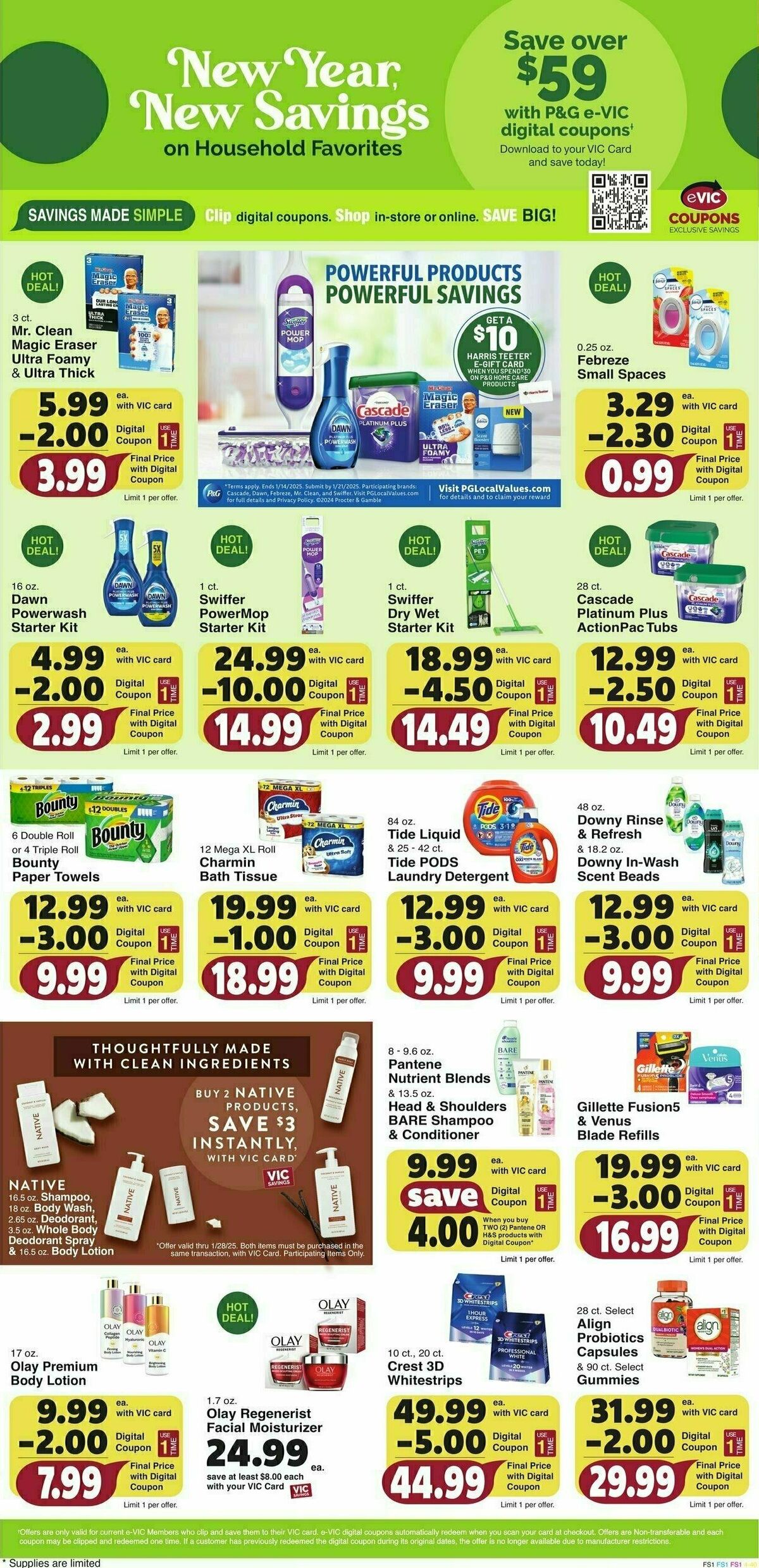 Harris Teeter Weekly Ad from January 1