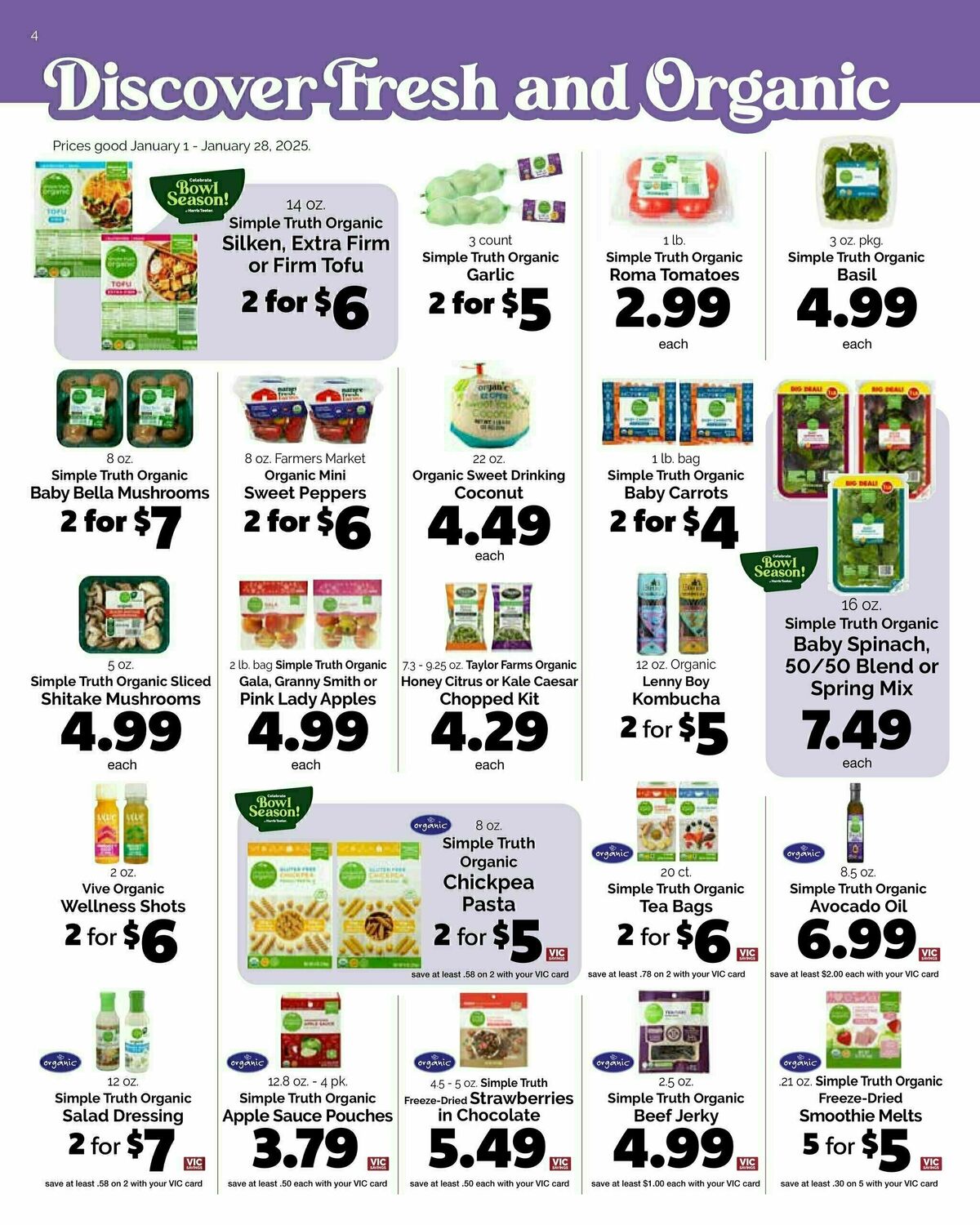 Harris Teeter Weekly Ad from January 1